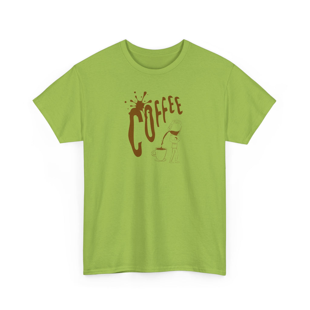 Coffee Splash T‑Shirt — Retro Coffee Typography Tee