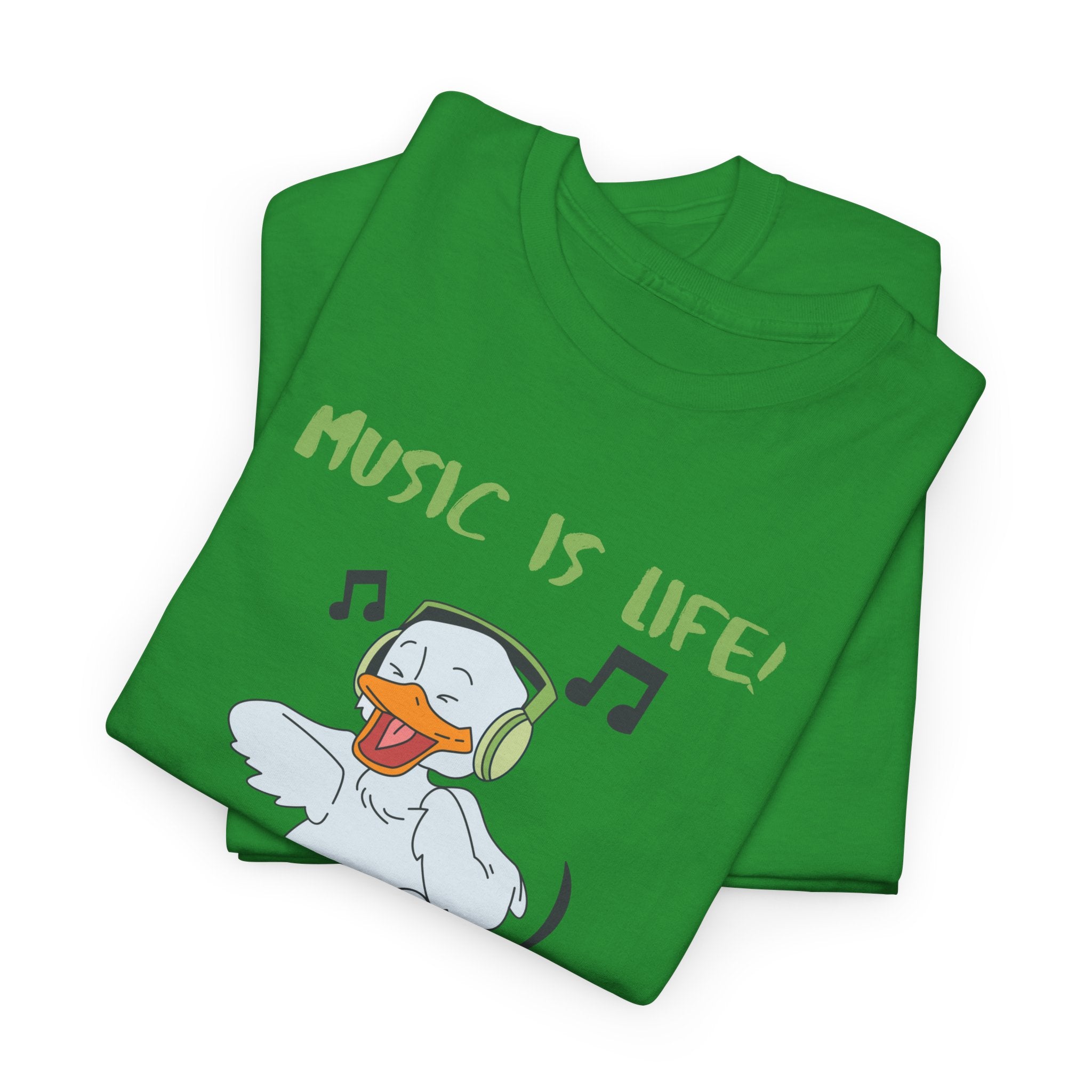 Music Is Life Duck T‑Shirt