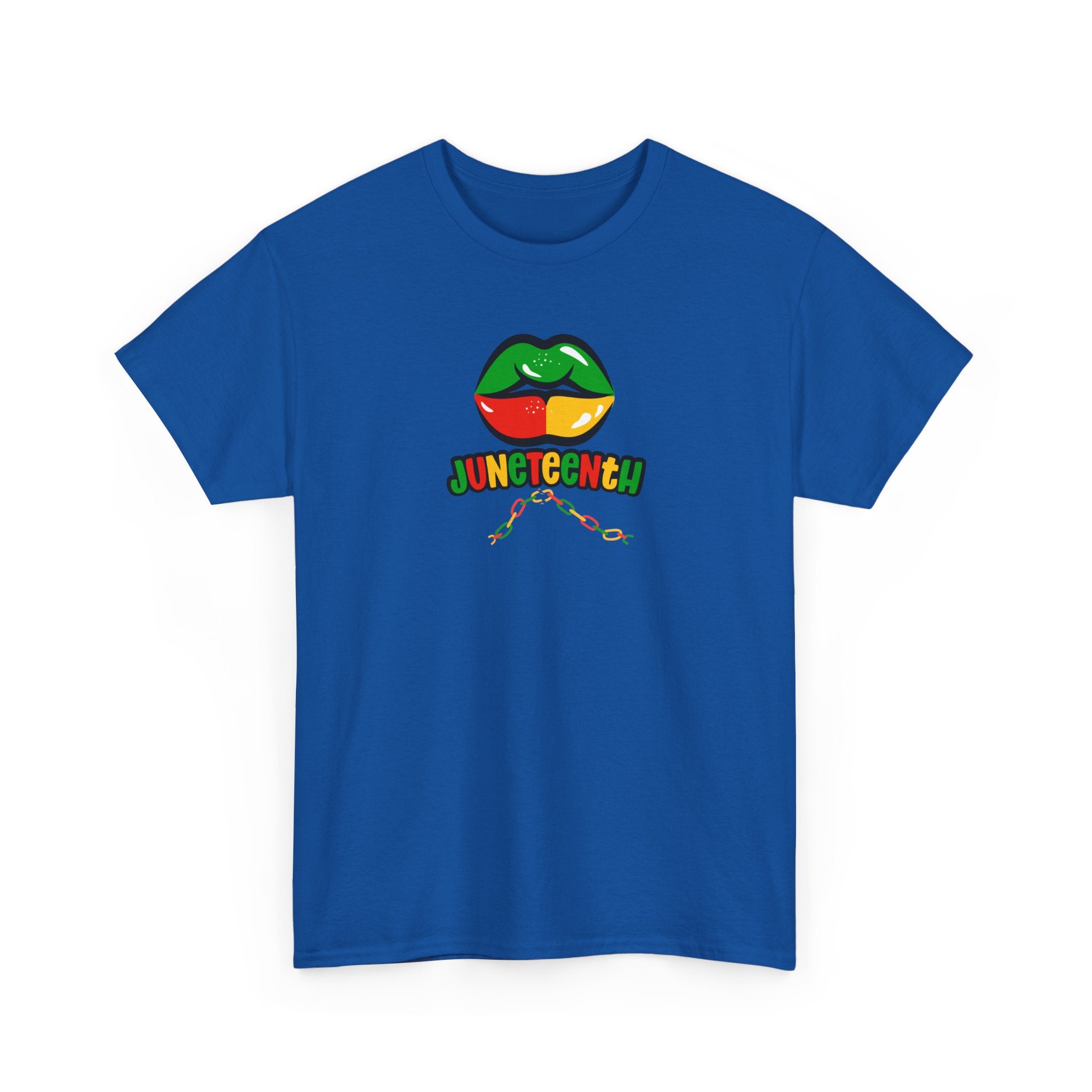 Juneteenth Lips Graphic Tee - Black History Celebration Shirt