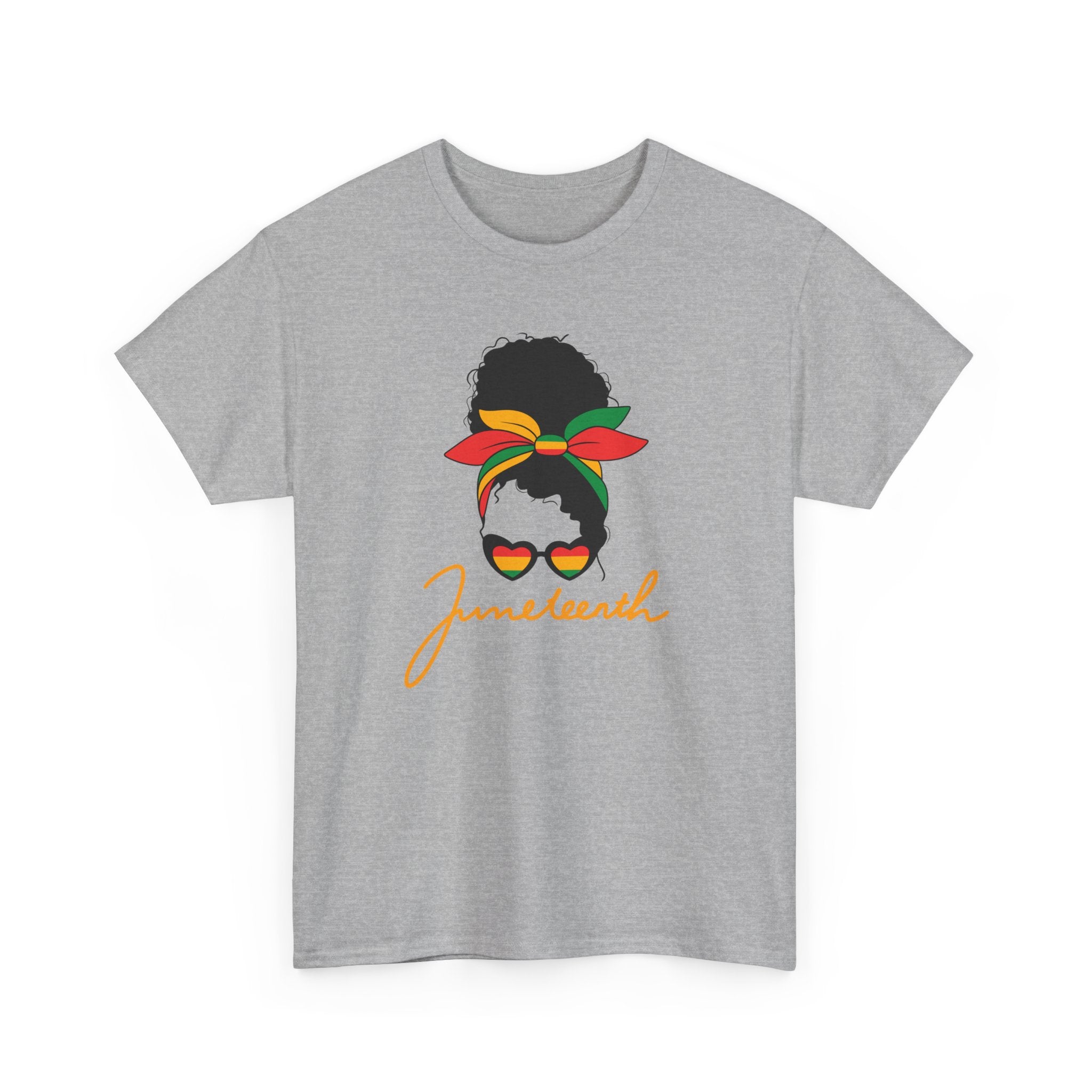Juneteenth Afro Puff Tee — Juneteenth Celebration T-Shirt