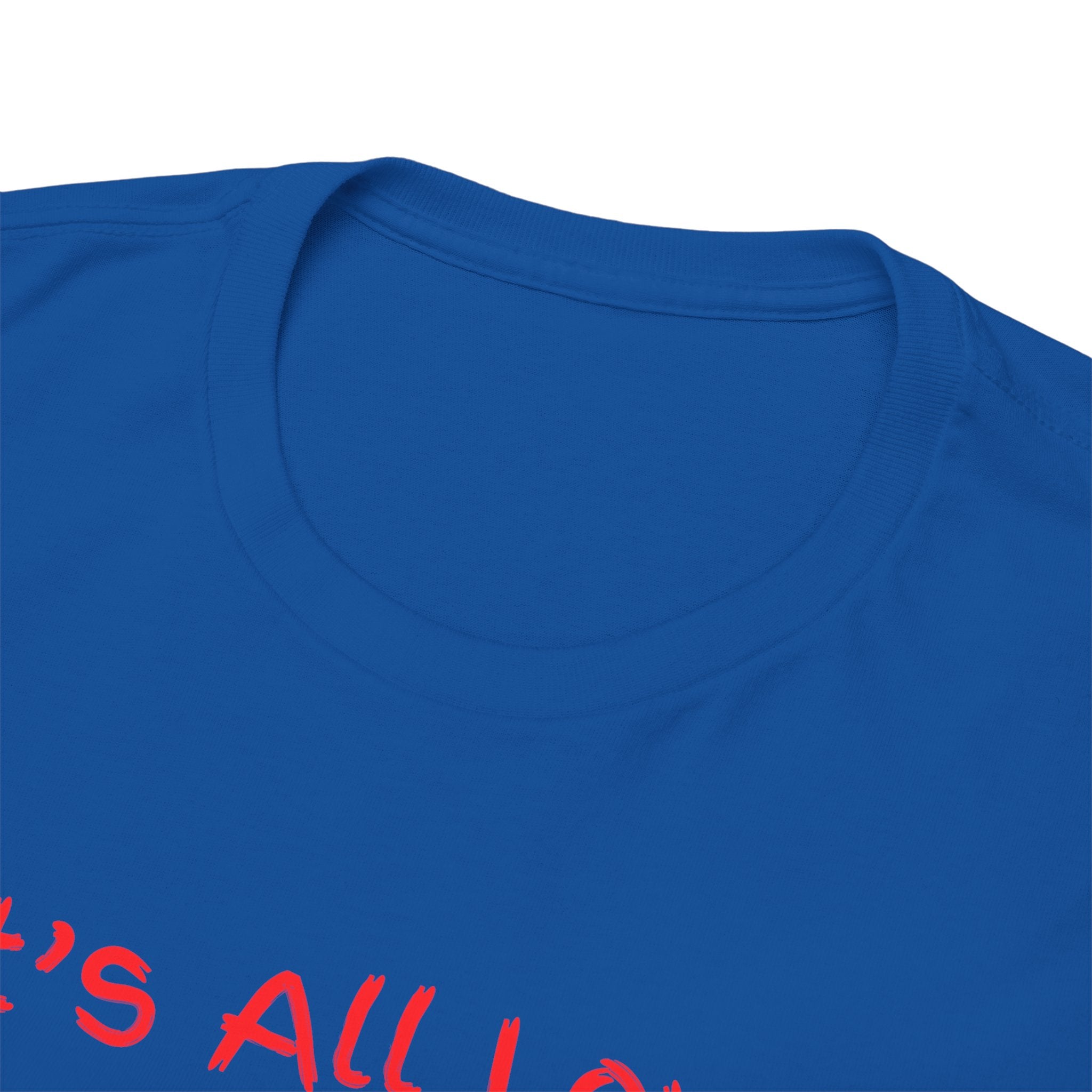 It's All Love Tee — Minimal Red Script Graphic T-Shirt