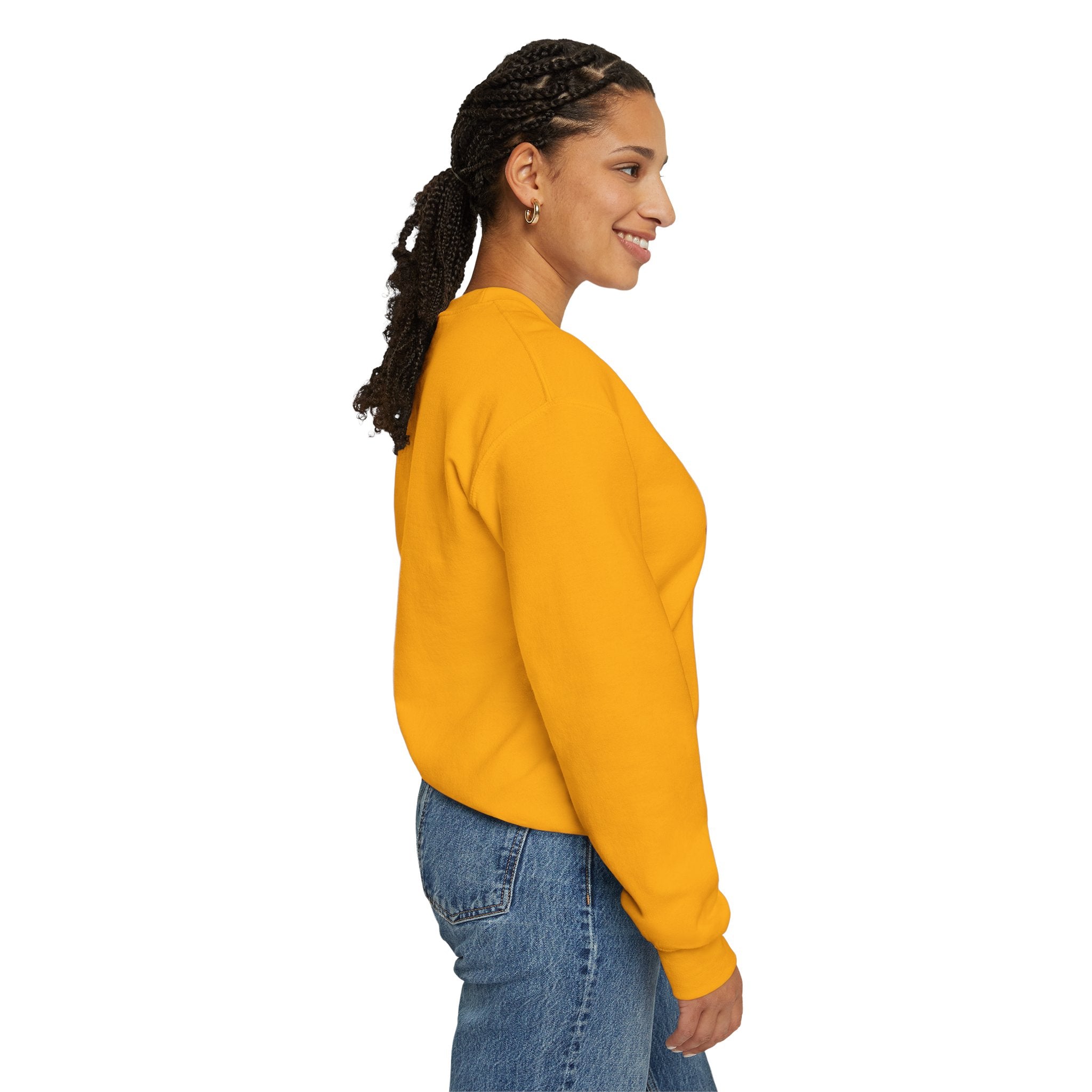 Believe in Yourself Crewneck Sweatshirt — Rainbow Inspirational Graphic