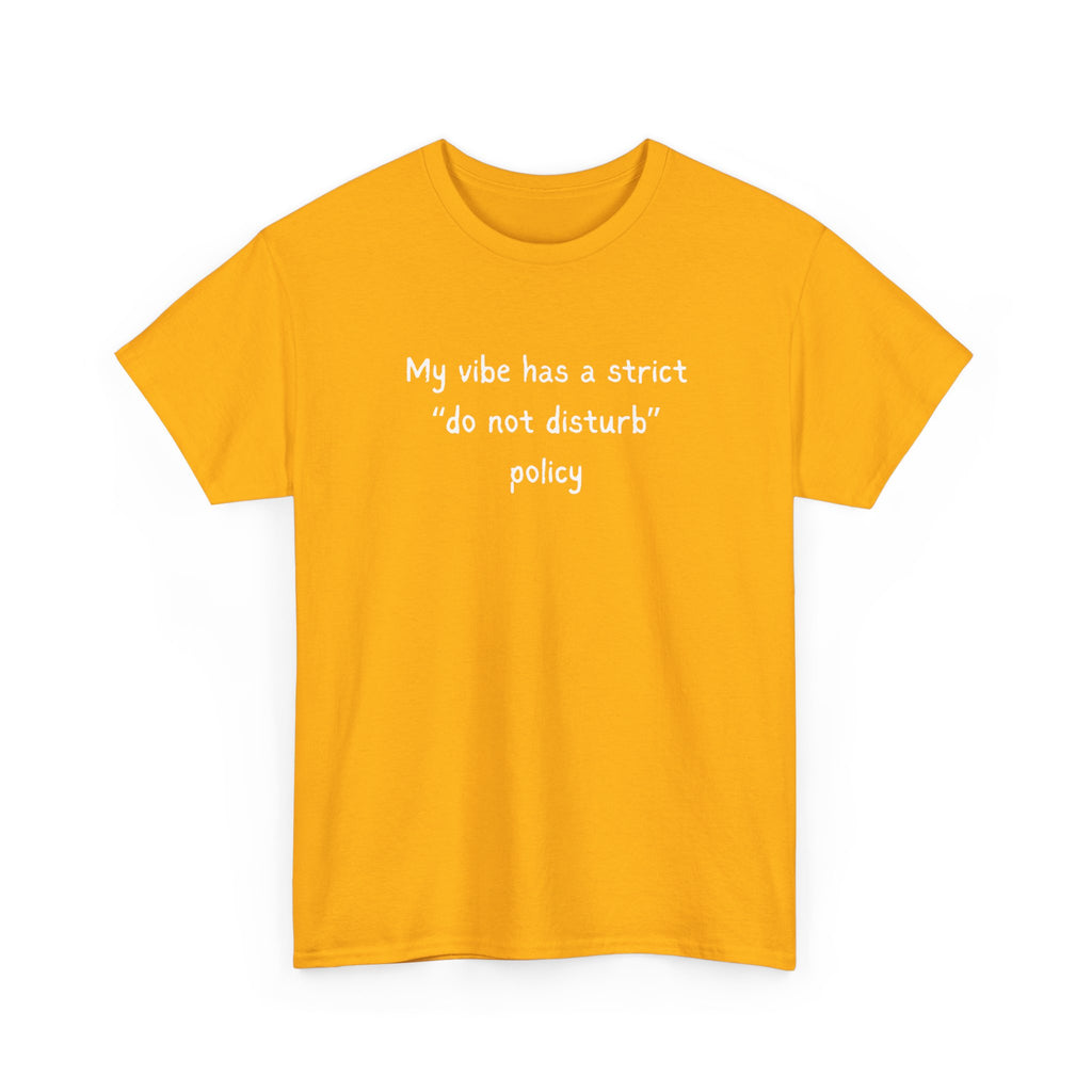Do Not Disturb Tee — “My vibe has a strict ‘do not disturb’ policy” Graphic T-Shirt