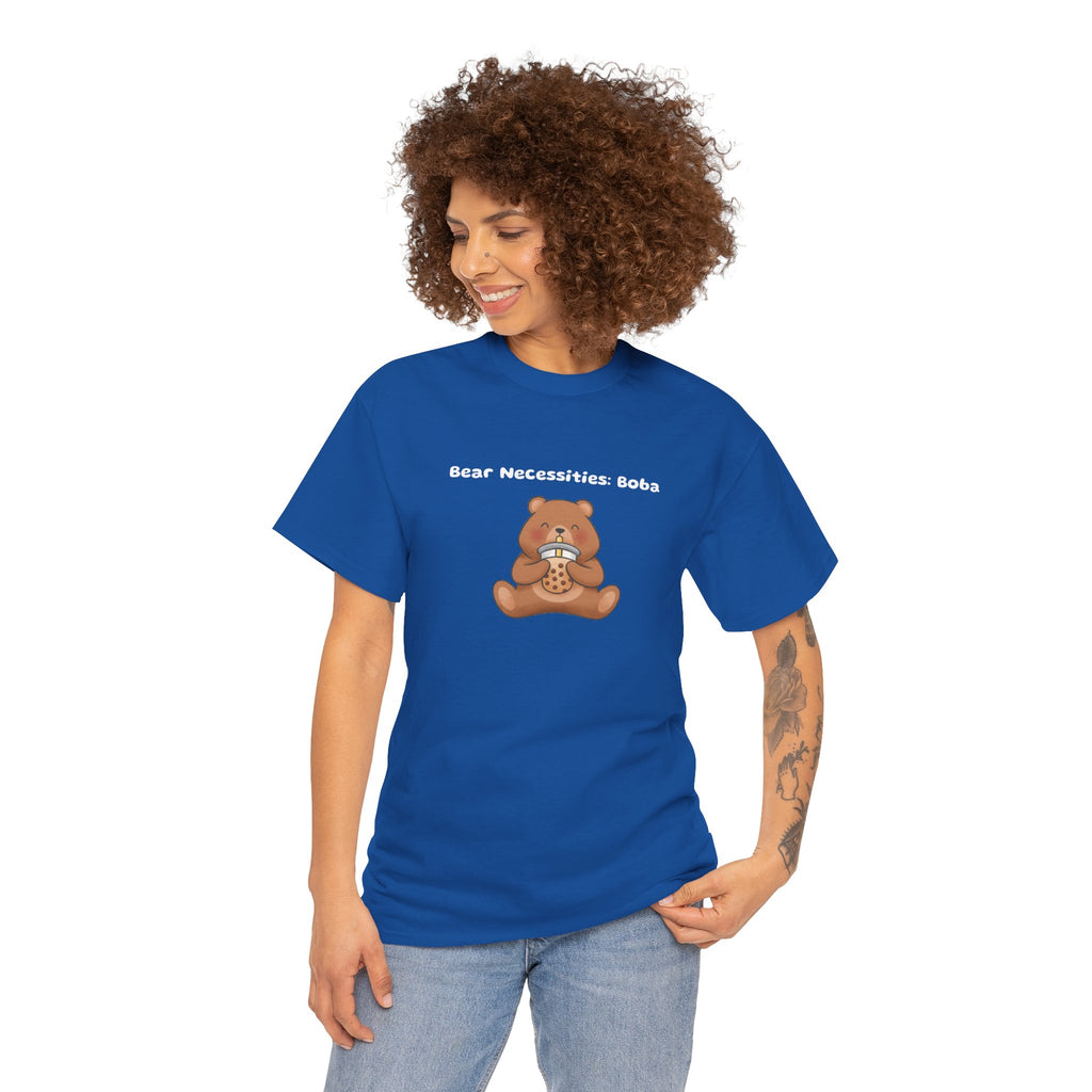 Bear Necessities: Boba Tee — Cute Bubble Tea Bear Graphic T-Shirt