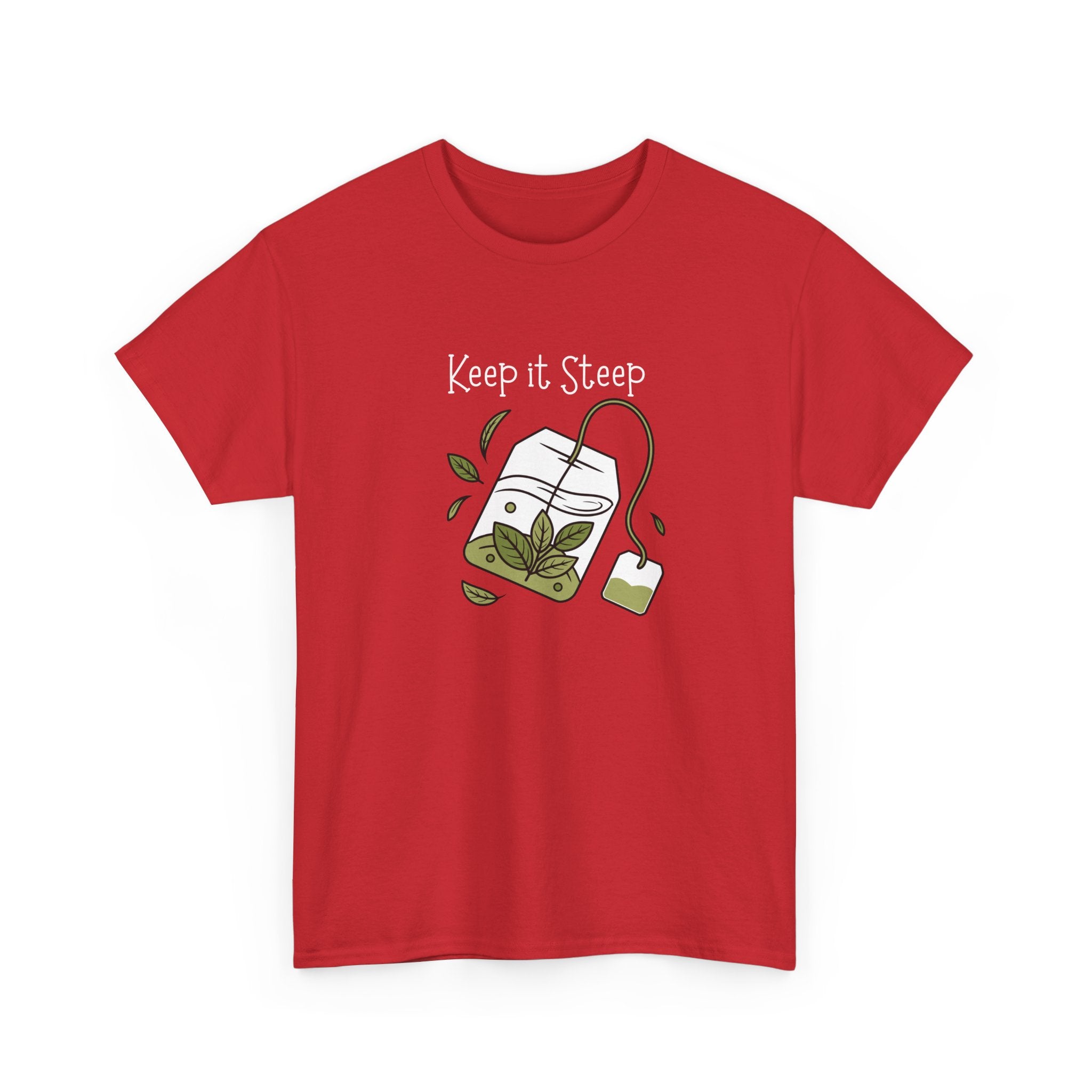 Keep It Steep Tea T-Shirt — Cute Tea Bag Graphic Tee for Tea Lovers