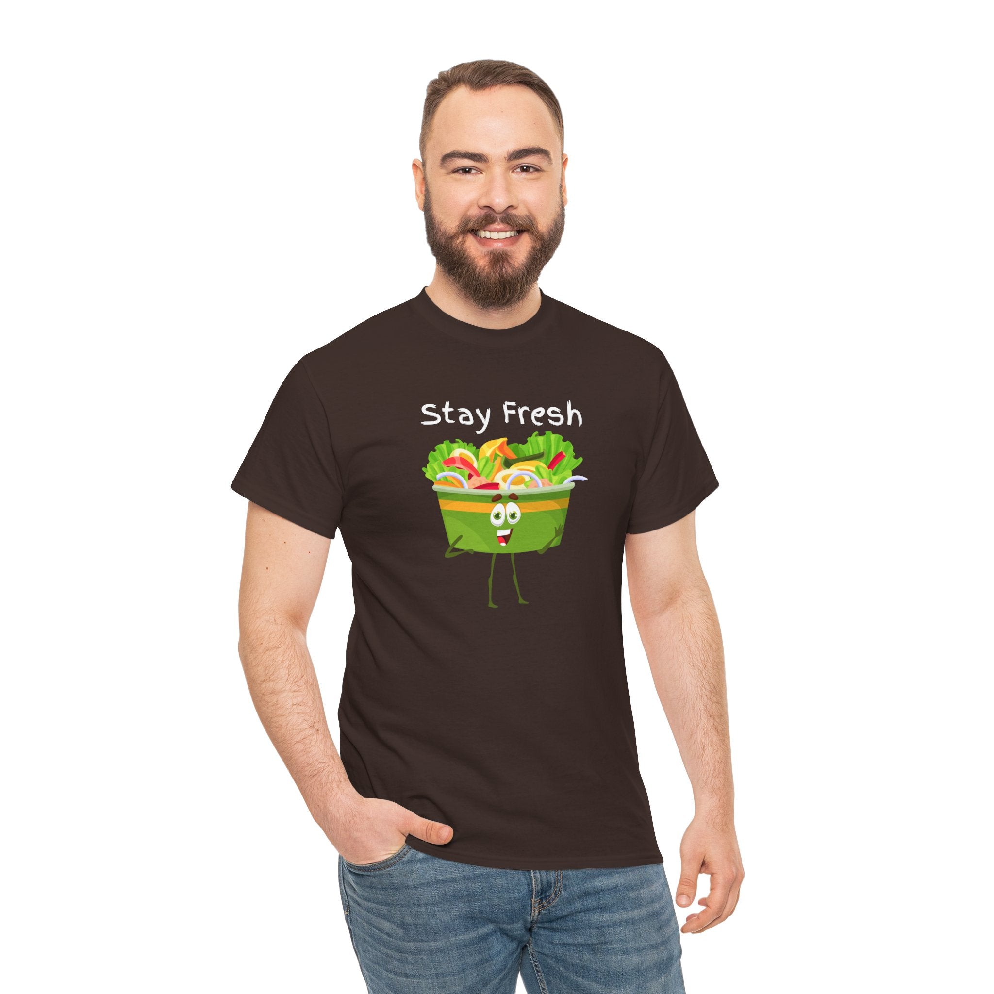 Stay Fresh Salad Tee – Cute Veggie Graphic T-Shirt