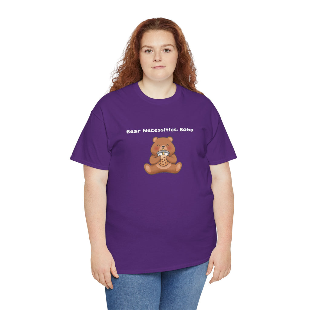 Bear Necessities: Boba Tee — Cute Bubble Tea Bear Graphic T-Shirt