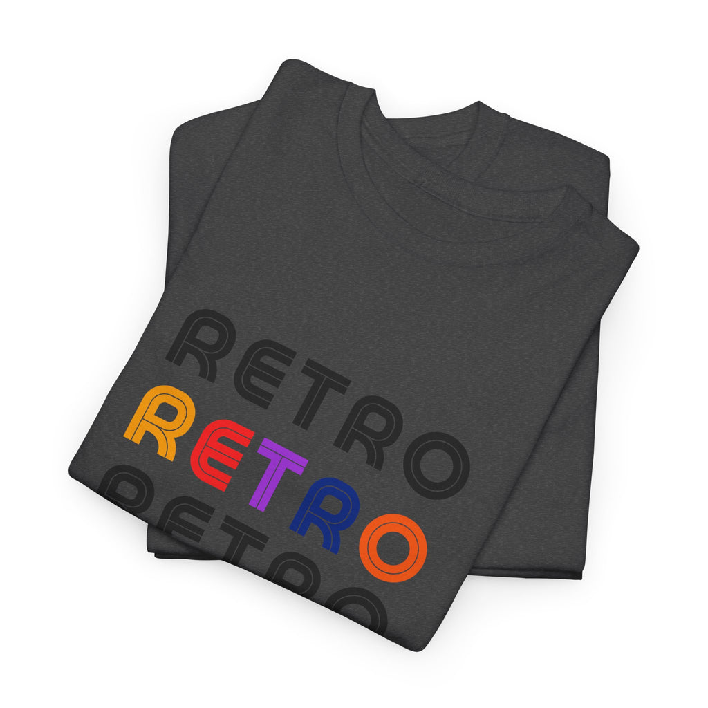 Retro Repeat Tee — Vintage 1980s-Inspired Graphic T-Shirt
