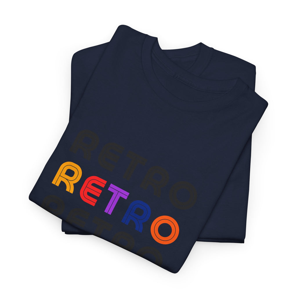Retro Repeat Tee — Vintage 1980s-Inspired Graphic T-Shirt