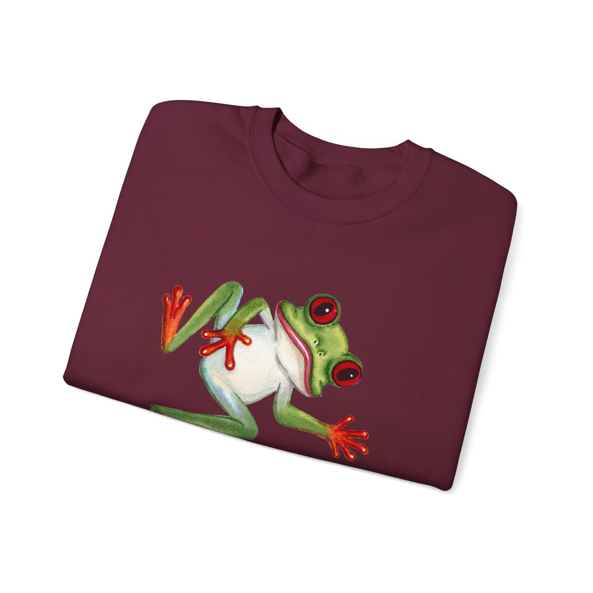 Frog 'Here for Hoppy Hour' Crewneck Sweatshirt