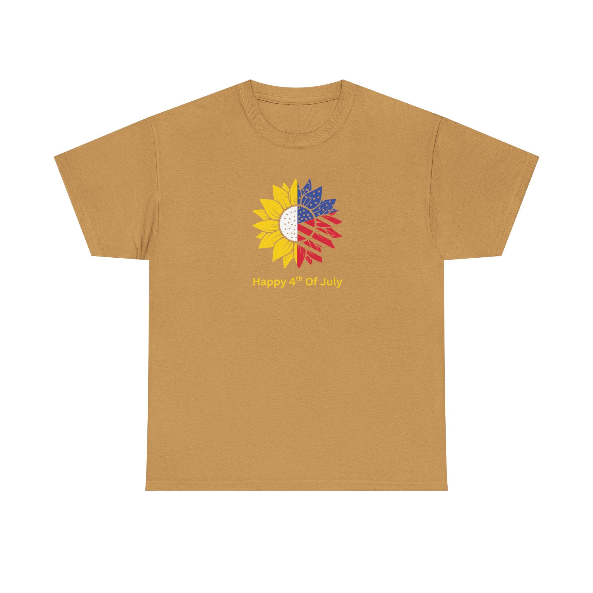 Sunflower USA T-Shirt – "Home of Hope" Patriotic Floral Tee