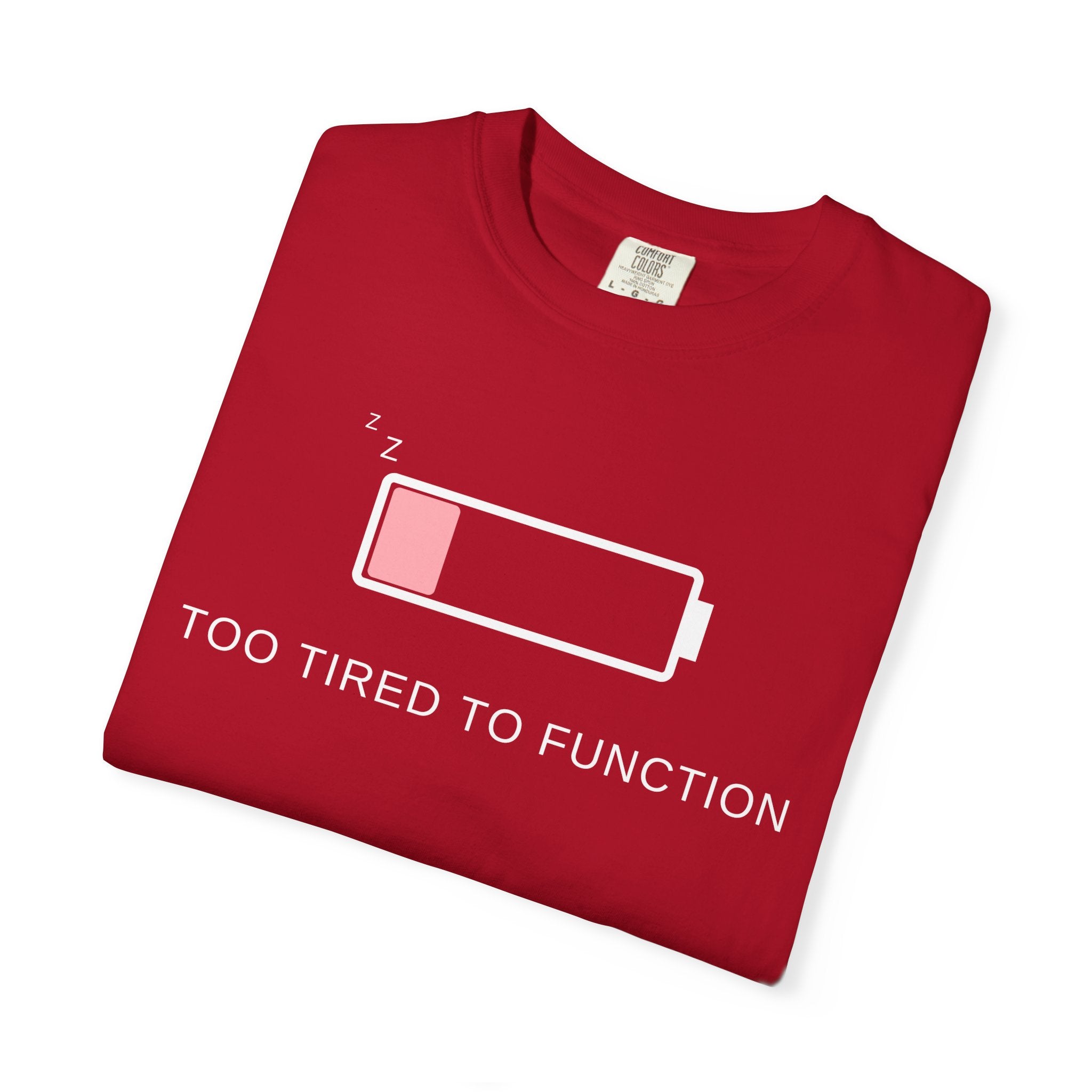 Comfort colors 1717 Template 1768152578372-pink-too-tired-to-funkion