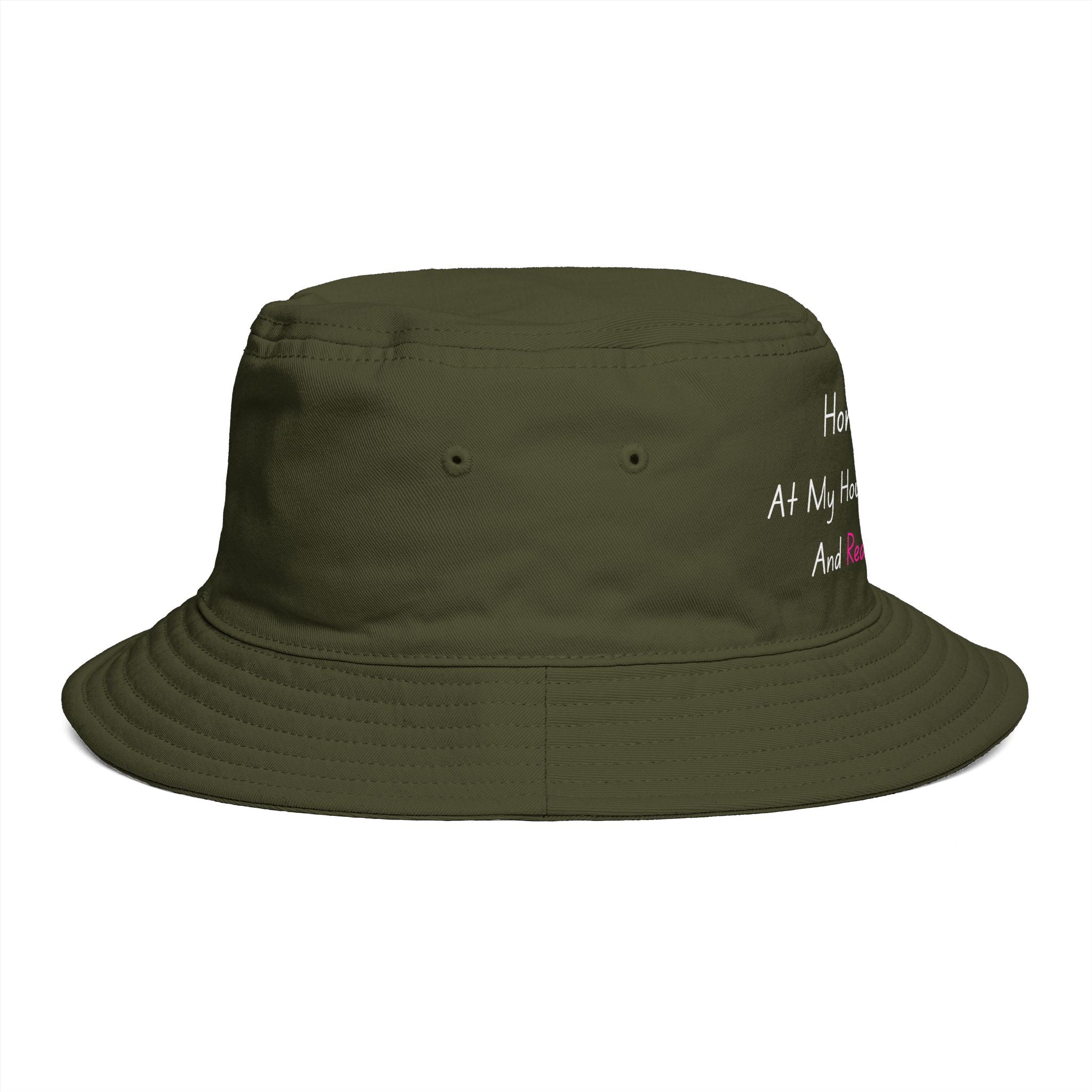 Homebody At my house i have snacks and reality shows — Funny Embroidered Casual Sun Hat