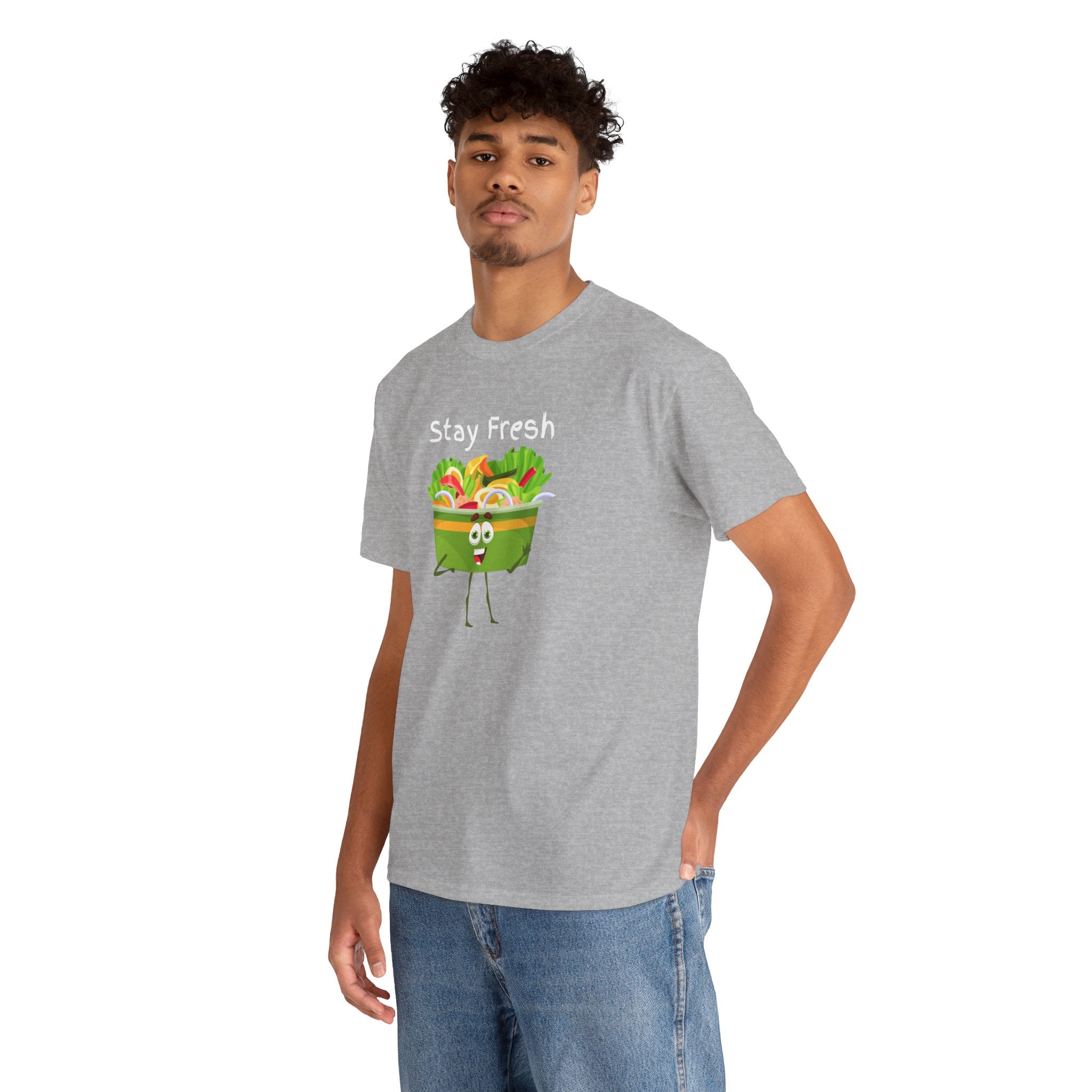 Stay Fresh Salad Tee – Cute Veggie Graphic T-Shirt