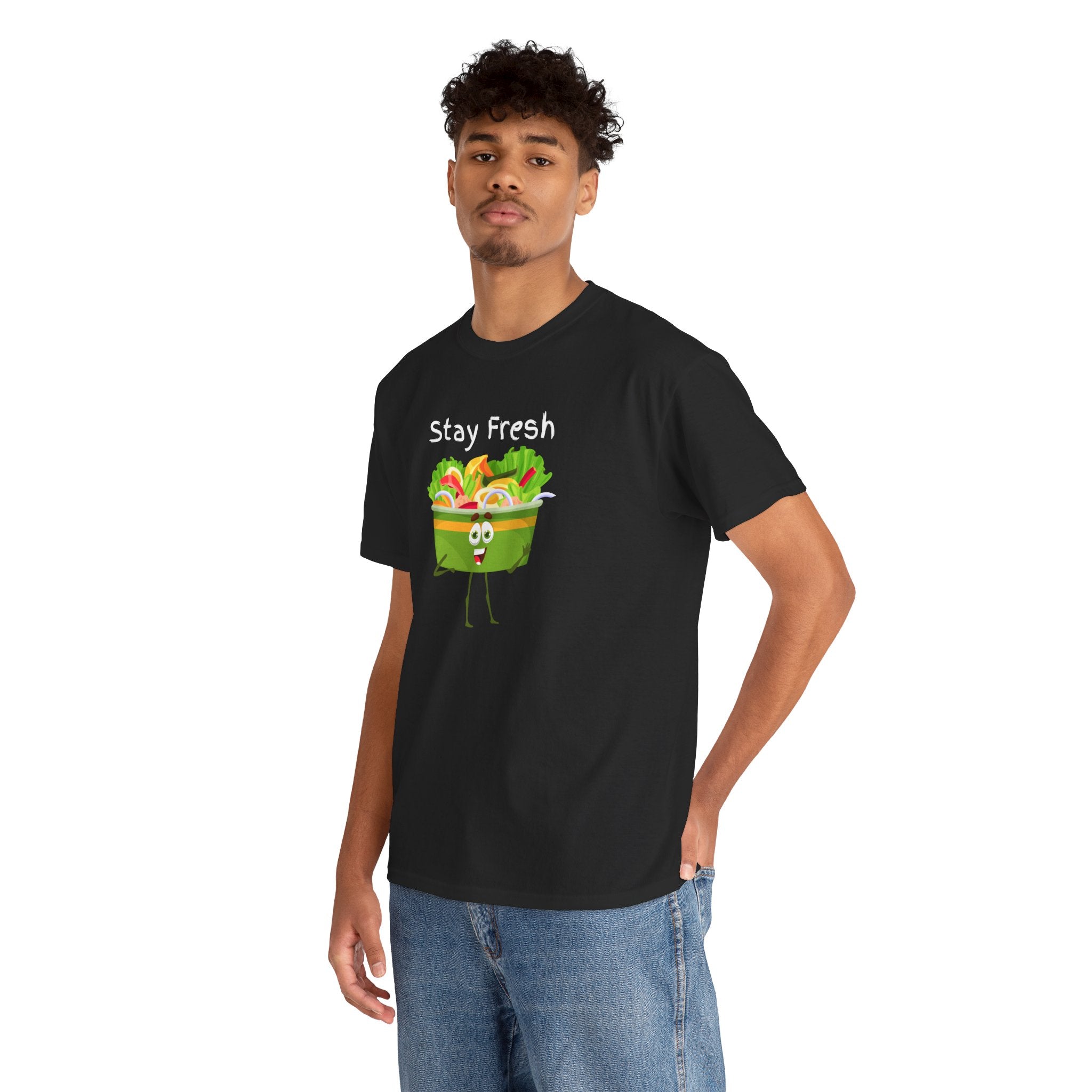 Stay Fresh Salad Tee – Cute Veggie Graphic T-Shirt