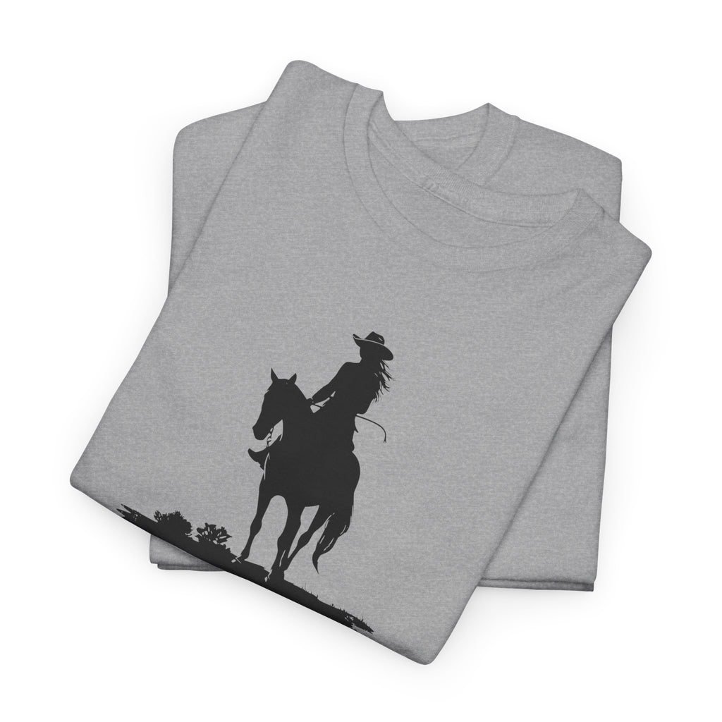 Cowboy Silhouette T‑Shirt — Lone Rider Graphic Tee