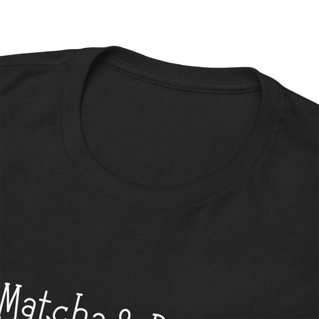 Matcha & Peace Tee — Minimalist Tea Lover Shirt