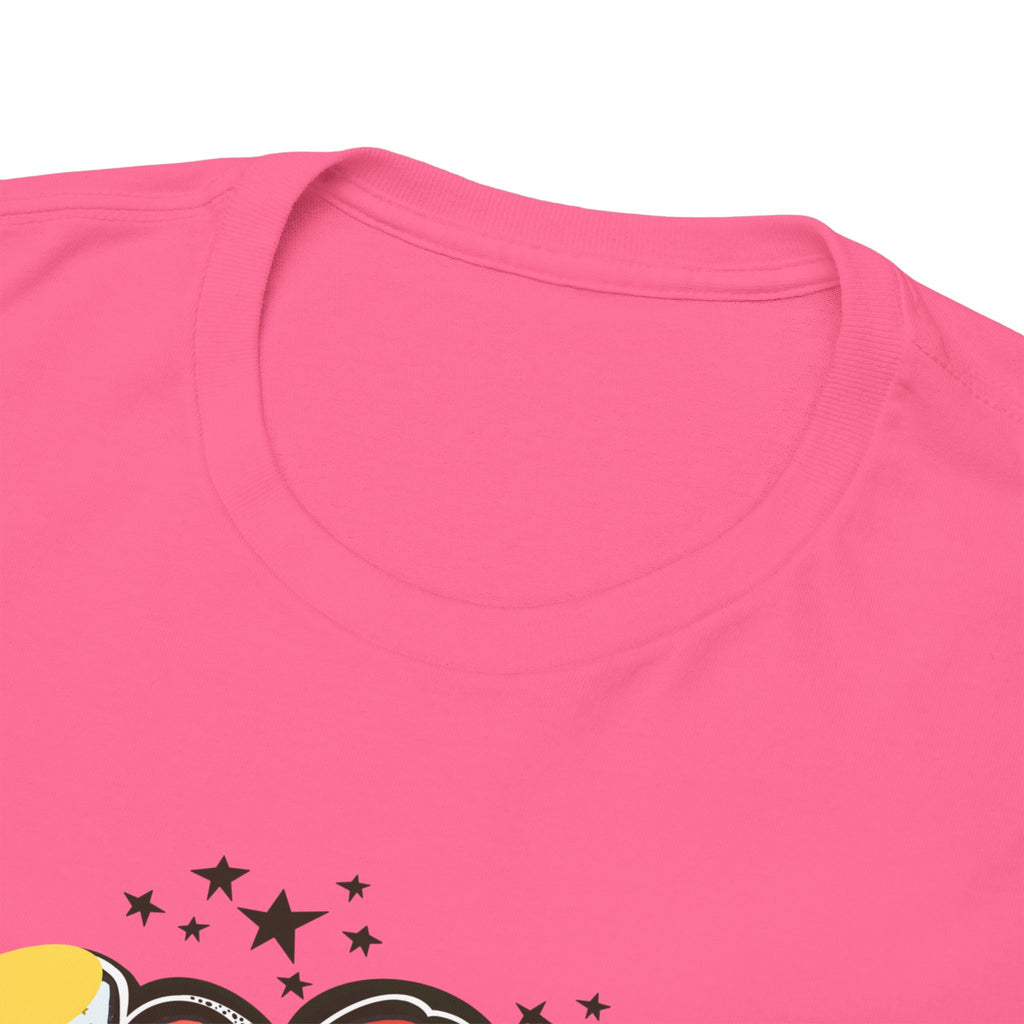 Love Heart Graphic Tee — Retro Doodle "LOVE" Design