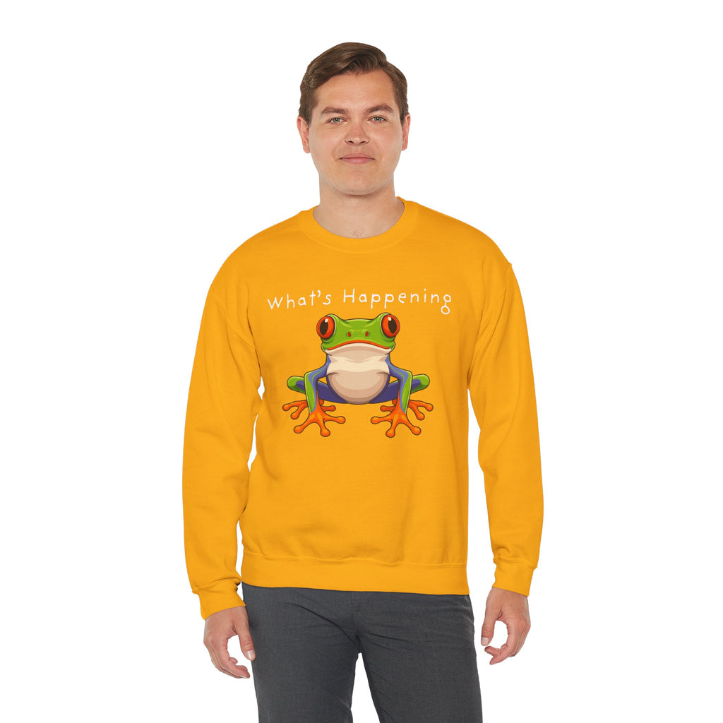 What's Happening Frog Crewneck Sweatshirt