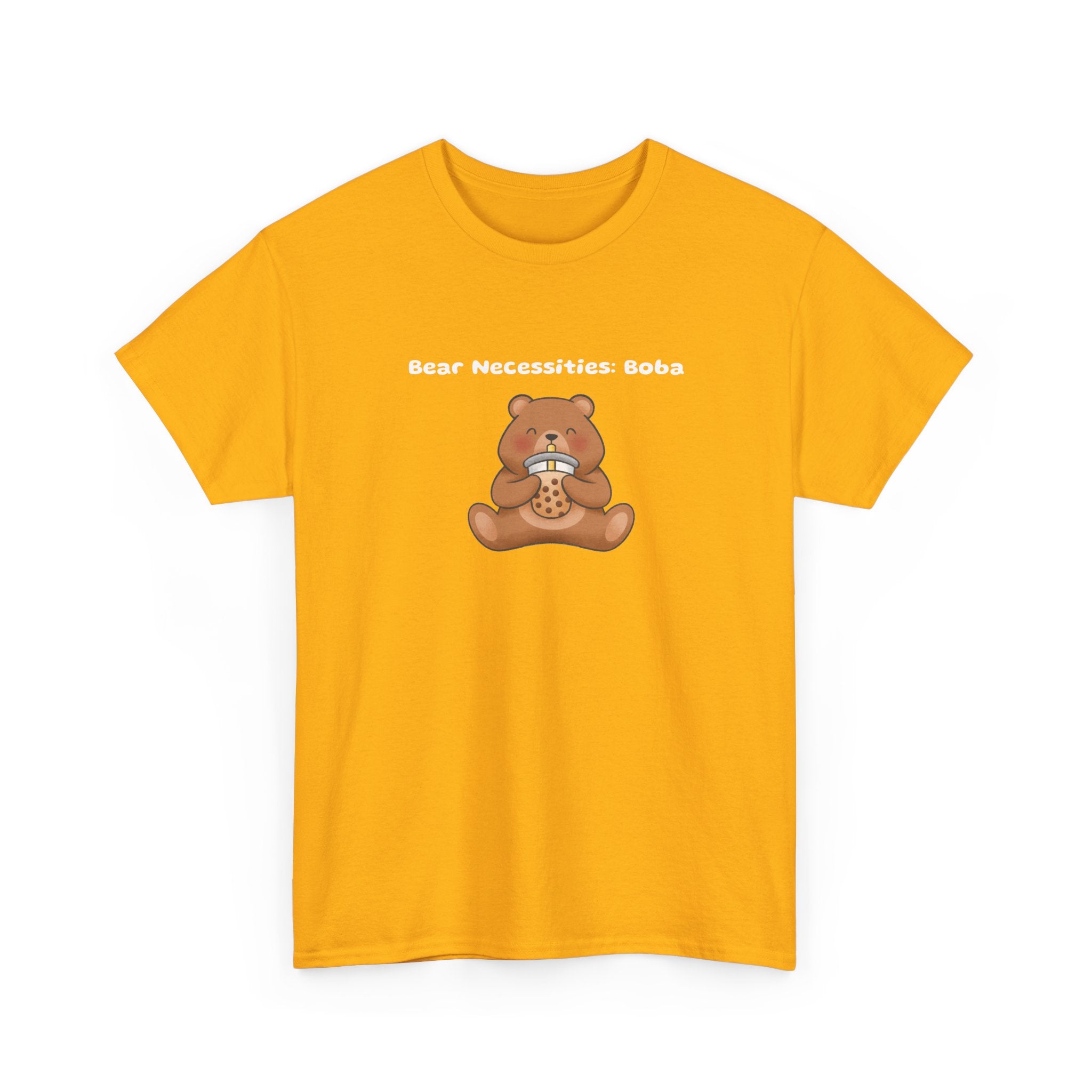 Bear Necessities: Boba Tee — Cute Bubble Tea Bear Graphic T-Shirt