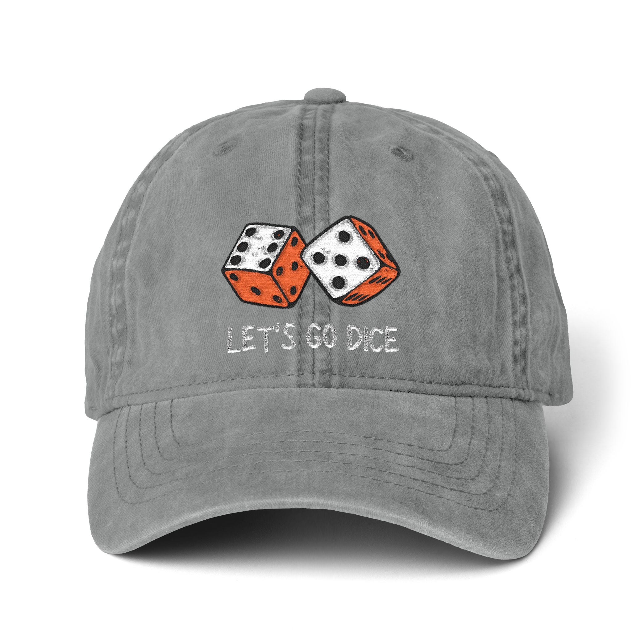 Women's Pigment-Dyed Cap with Fashion Undervisor (Embroidery)
