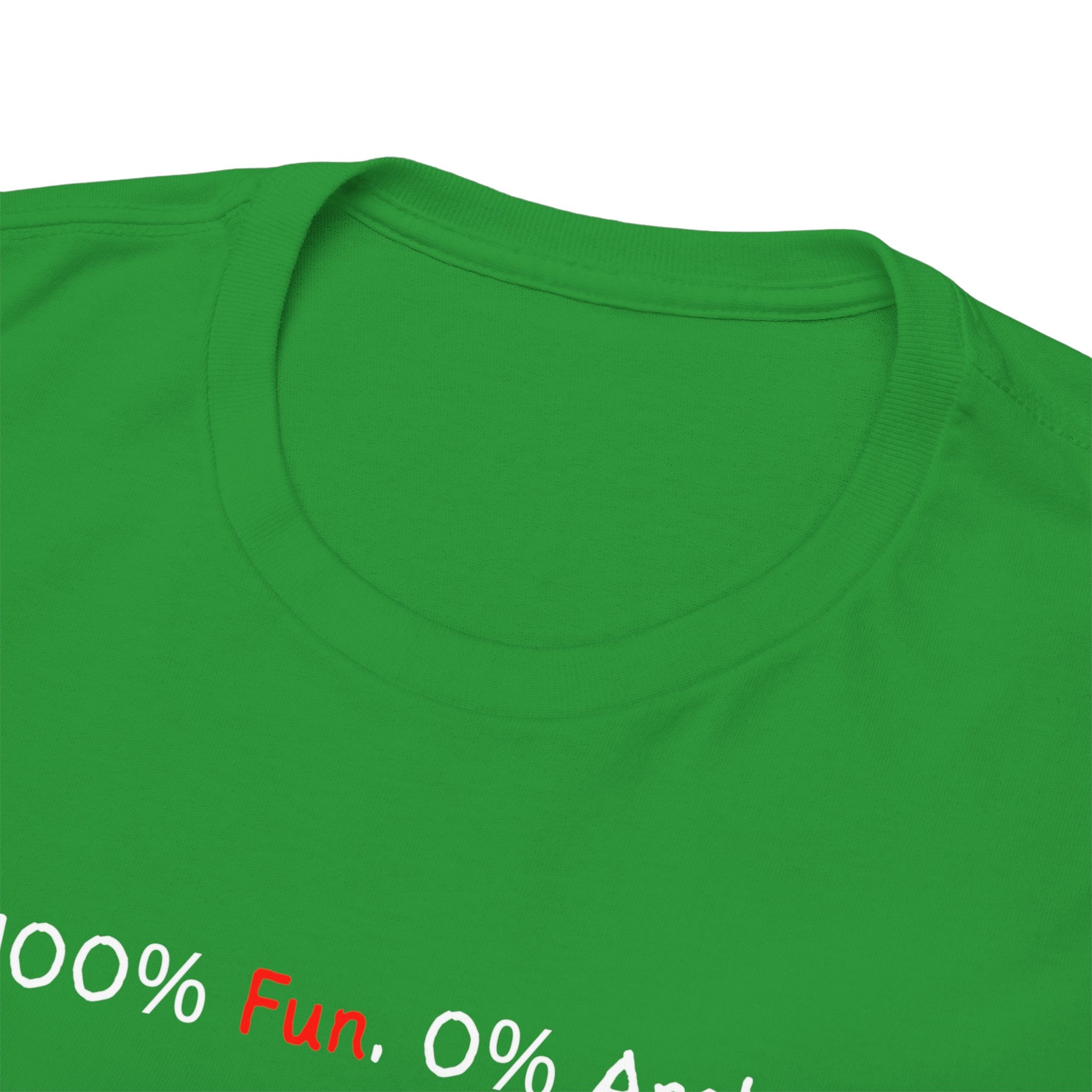 T‑Shirt — “100% Me. 0% Apologies.” Minimalist Graphic Tee