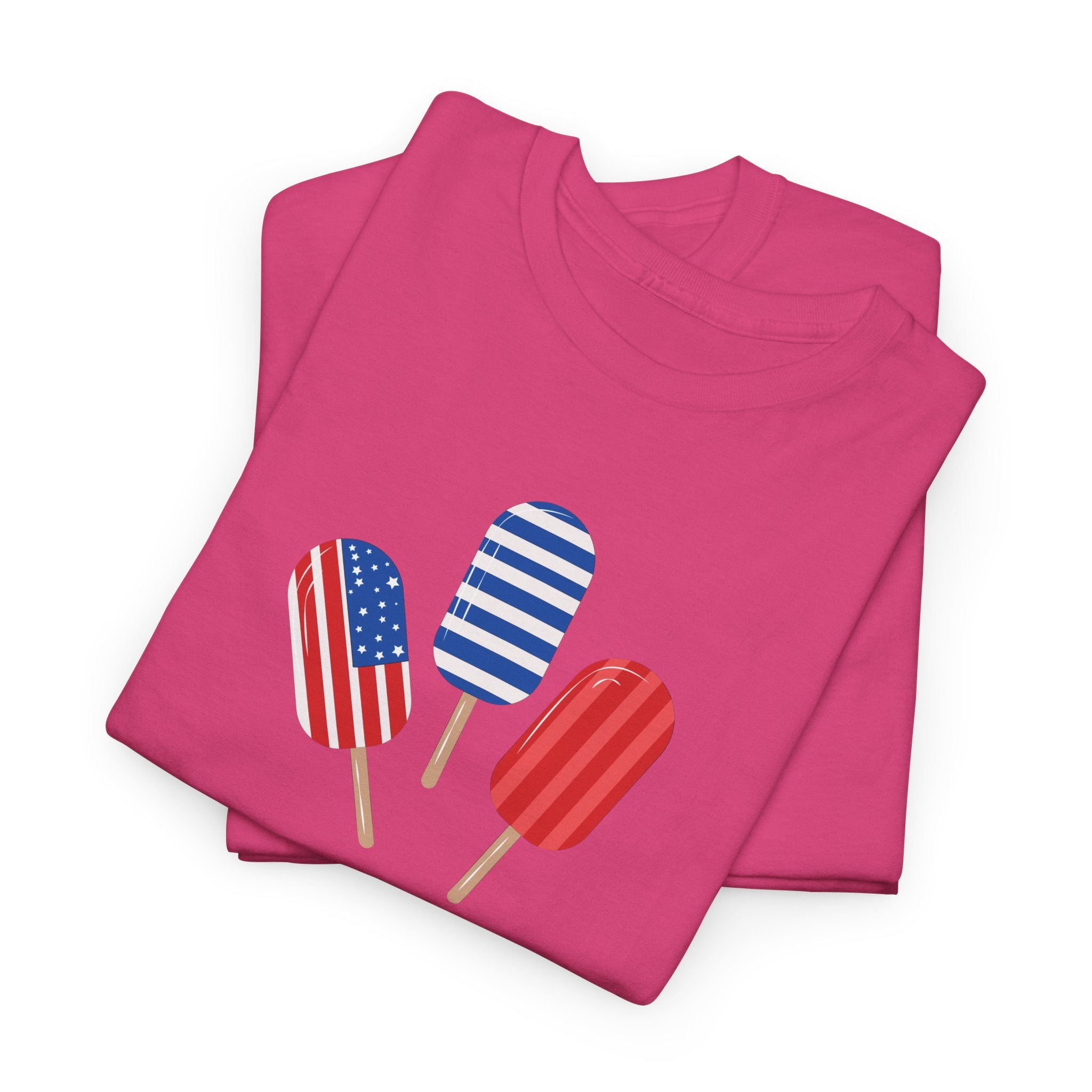 Patriotic Popsicle Tee – "Red, White & Cool" 4th of July T-Shirt