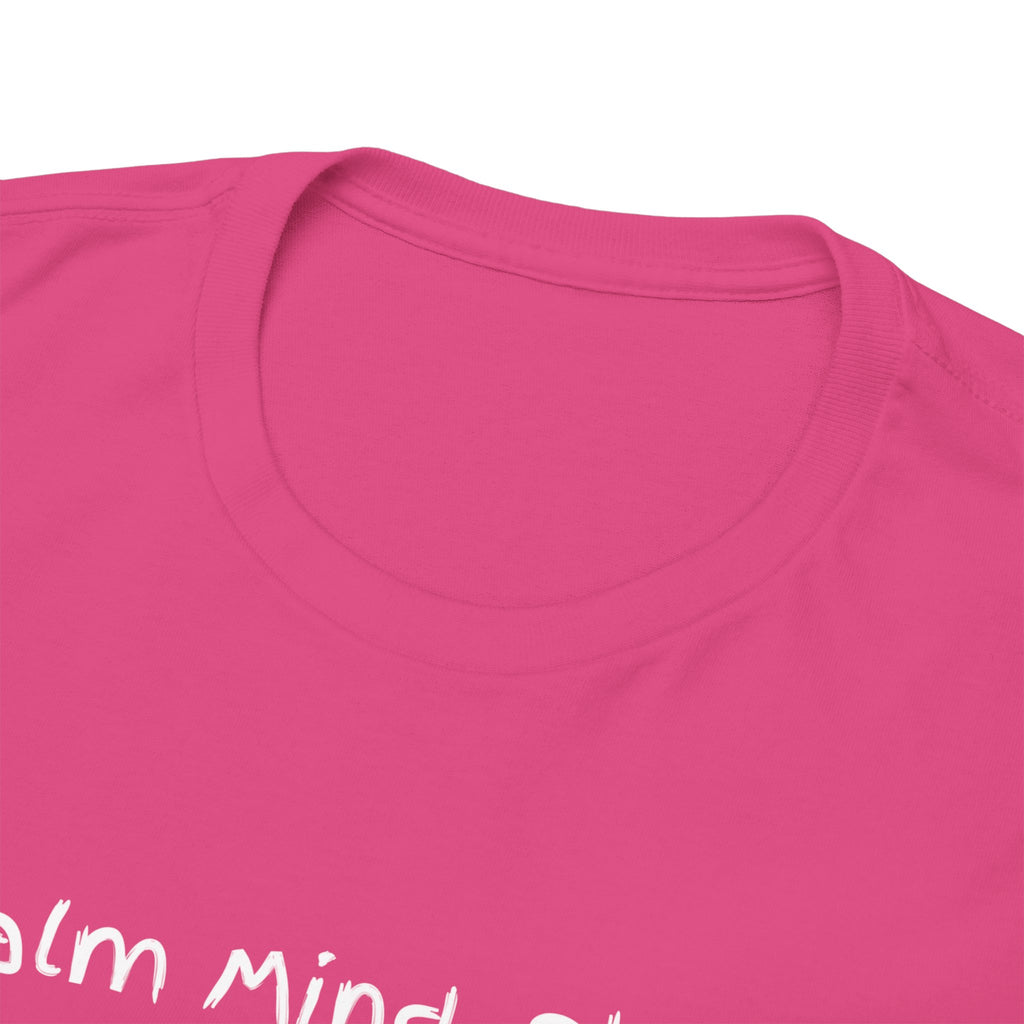 Calm Mind, Sharp Tongue Tee — Minimalist Black Graphic T-Shirt