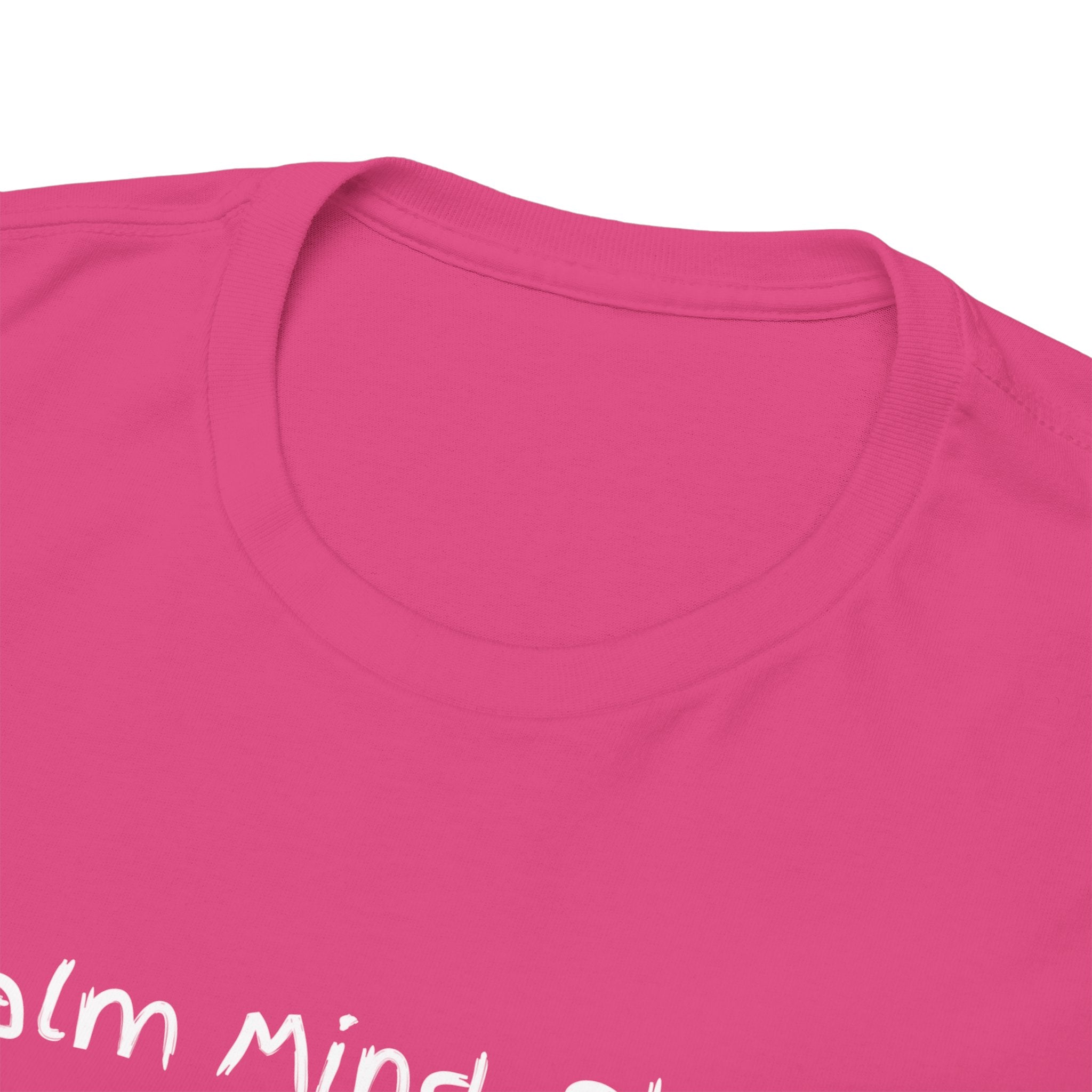 Calm Mind, Sharp Tongue Tee — Minimalist Black Graphic T-Shirt