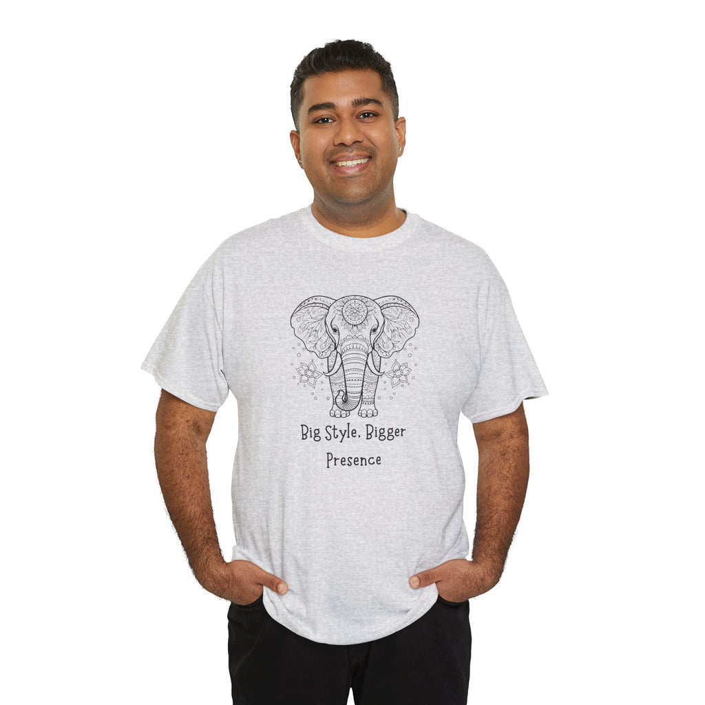 Elephant Head Tee — "Big Style. Bigger Presence" Graphic T-Shirt