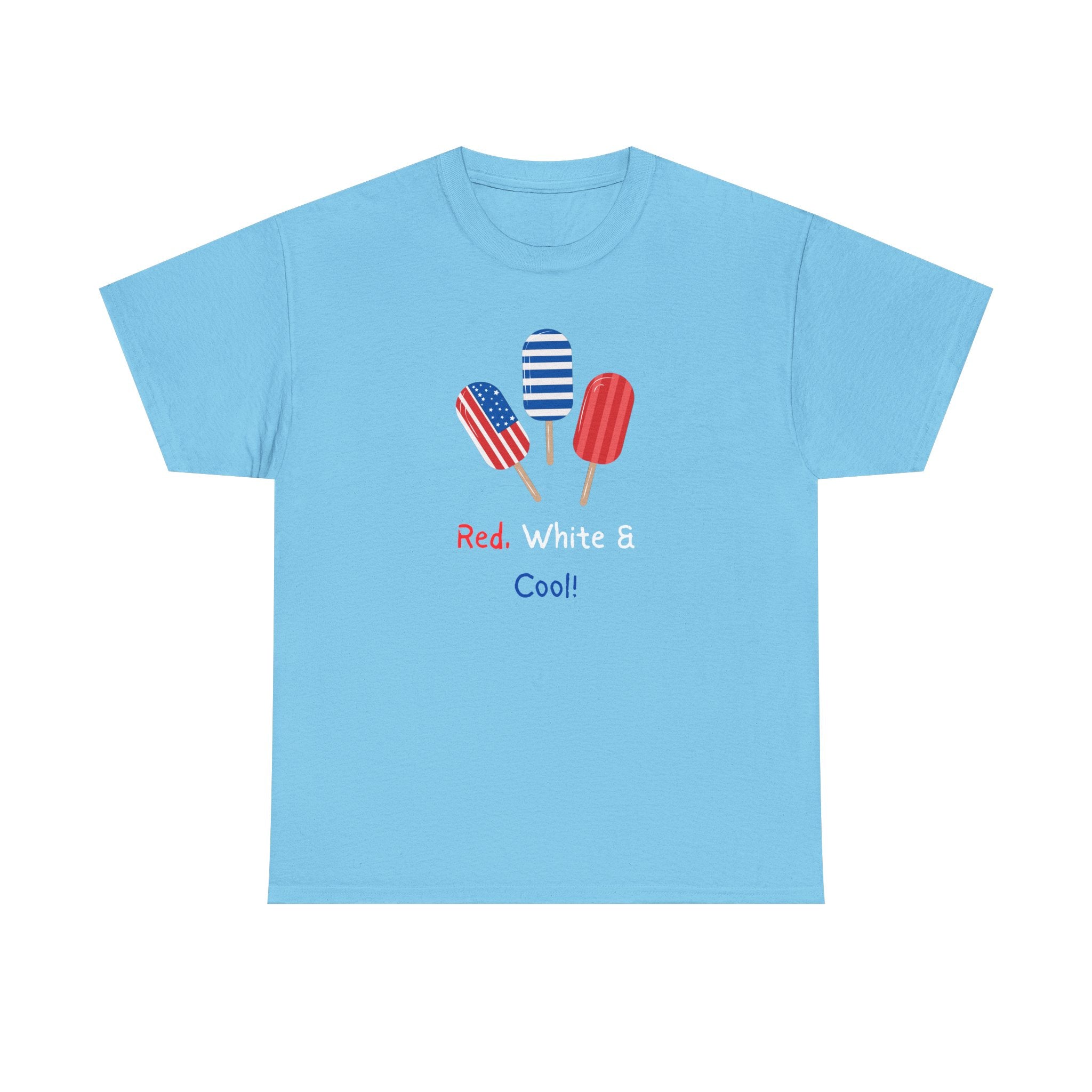 Patriotic Popsicle Tee – "Red, White & Cool" 4th of July T-Shirt
