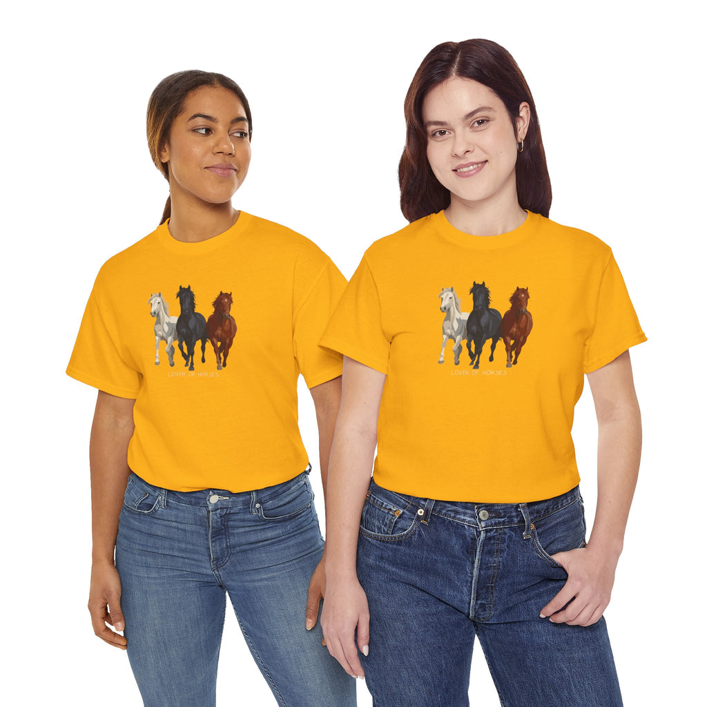 T-Shirt — Three Horses 'Love is Love' Pride Graphic Tee