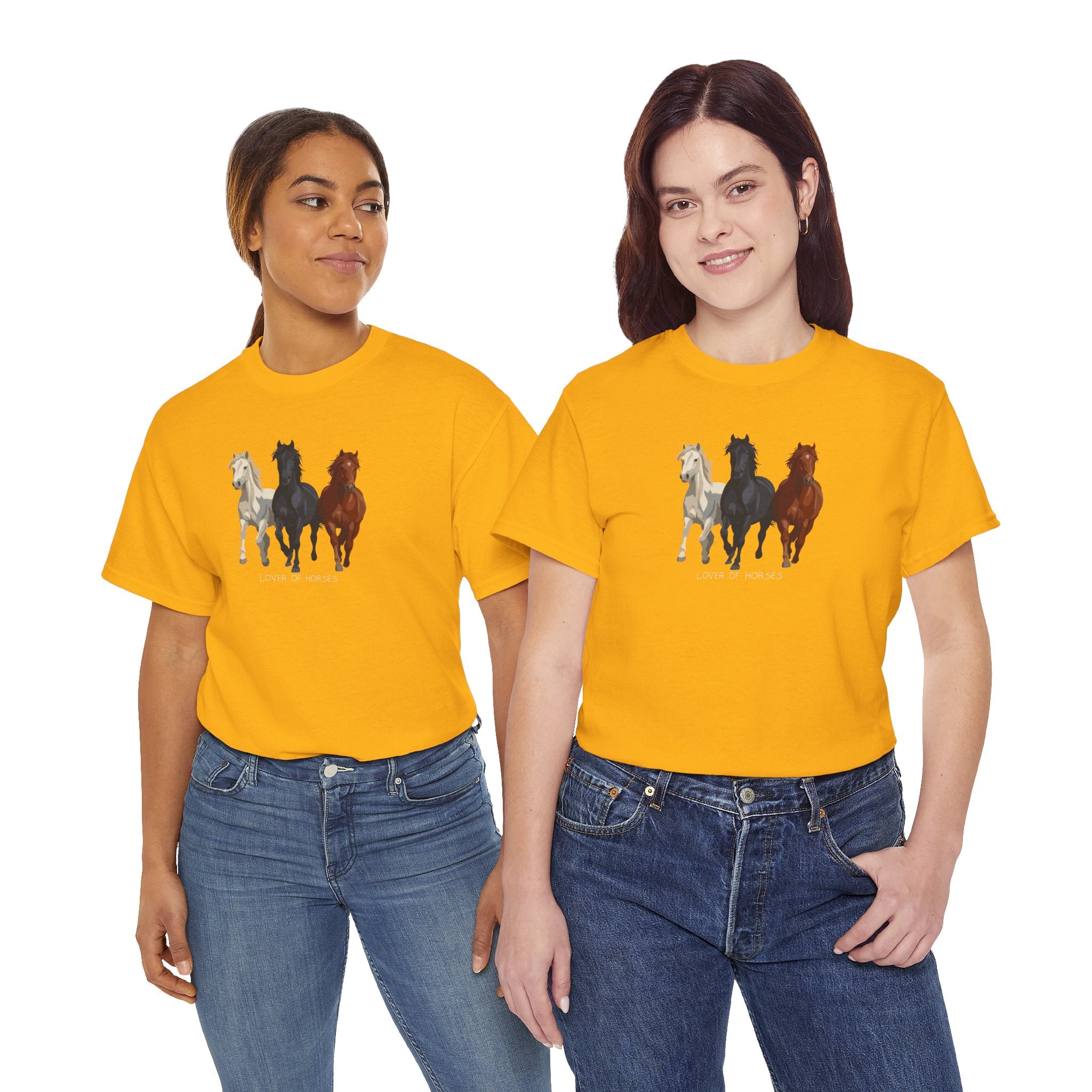 T-Shirt — Three Horses 'Love is Love' Pride Graphic Tee