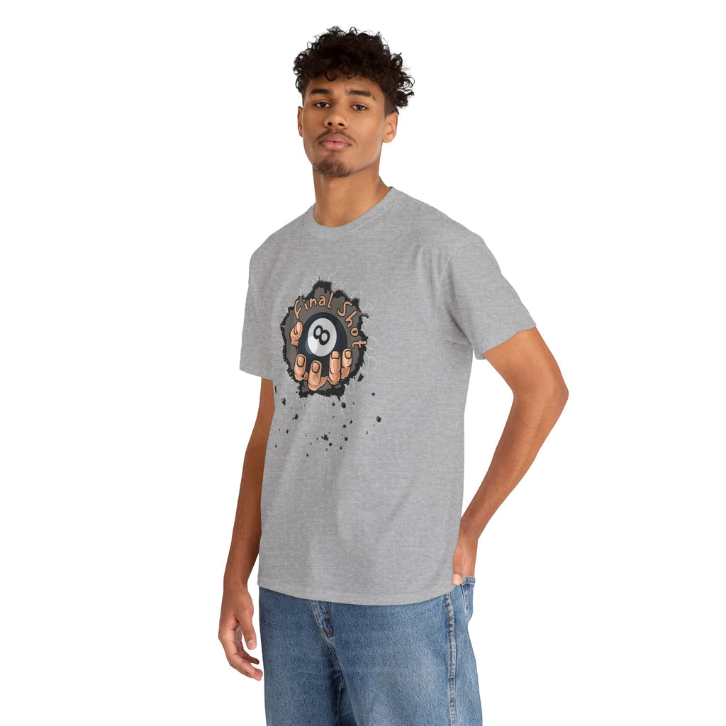 Eight Ball Pocket Tee — "Final Say" Billiards Graphic Shirt