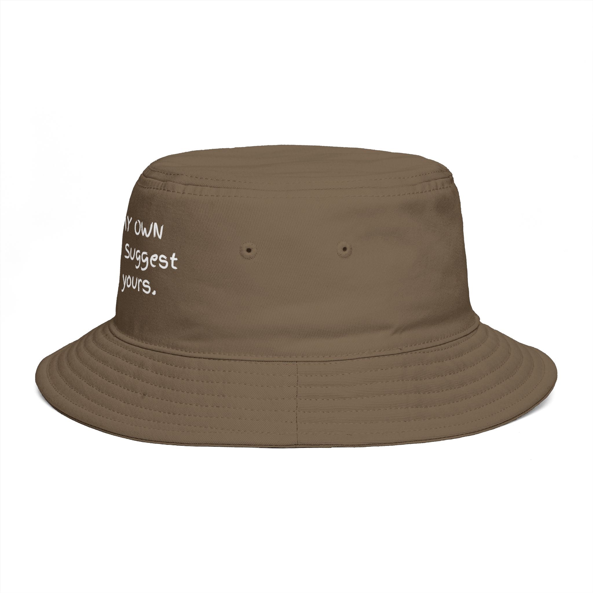 Bucket Hat — "Minding My Own Business, I Suggest You Mind Yours" Casual Statement Hat