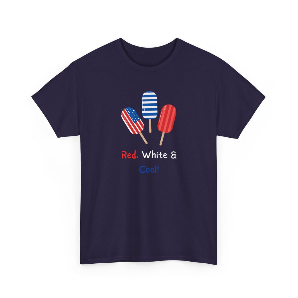 Patriotic Popsicle Tee – "Red, White & Cool" 4th of July T-Shirt