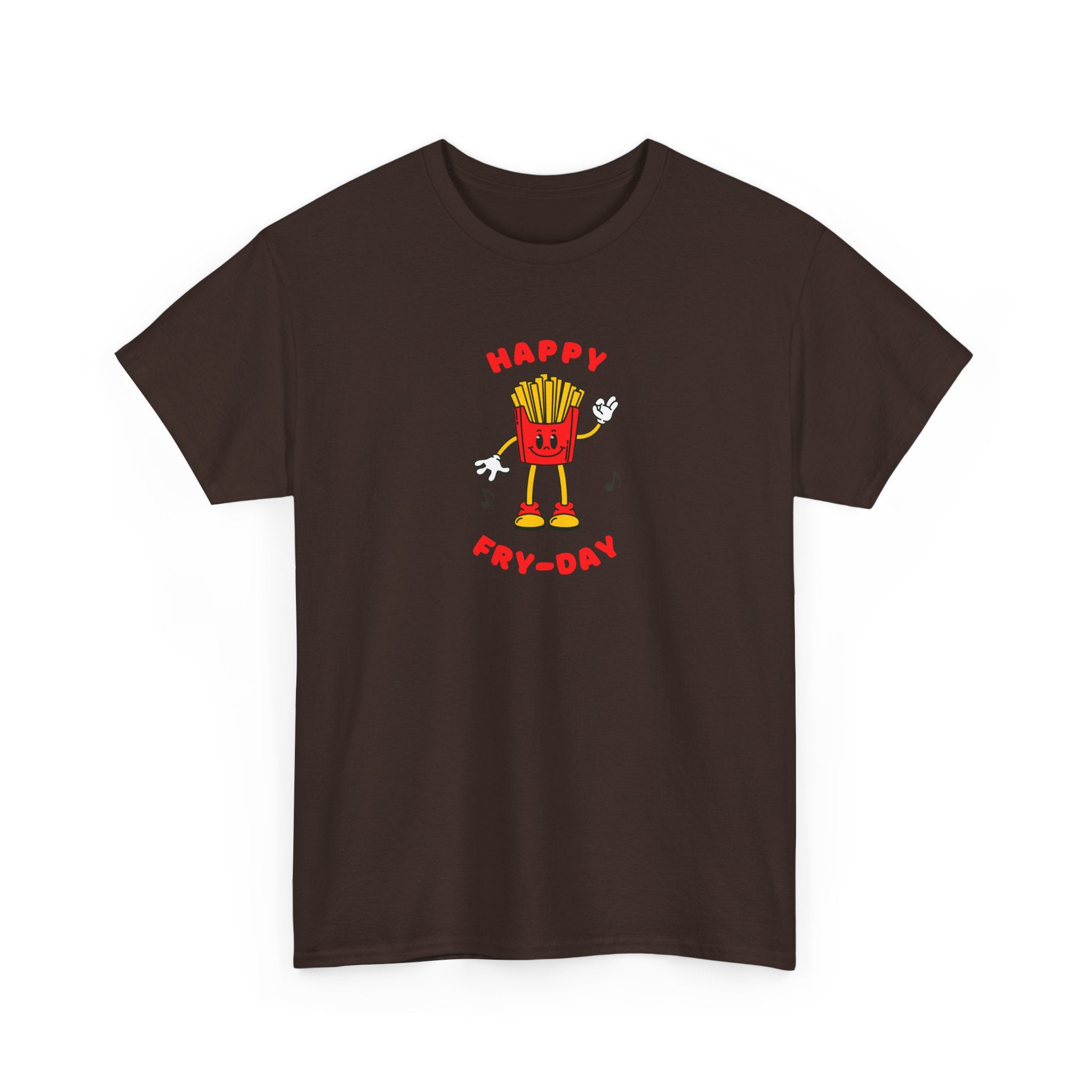 Happy Fry-Day T-Shirt — Cute Dancing Fries Graphic Tee