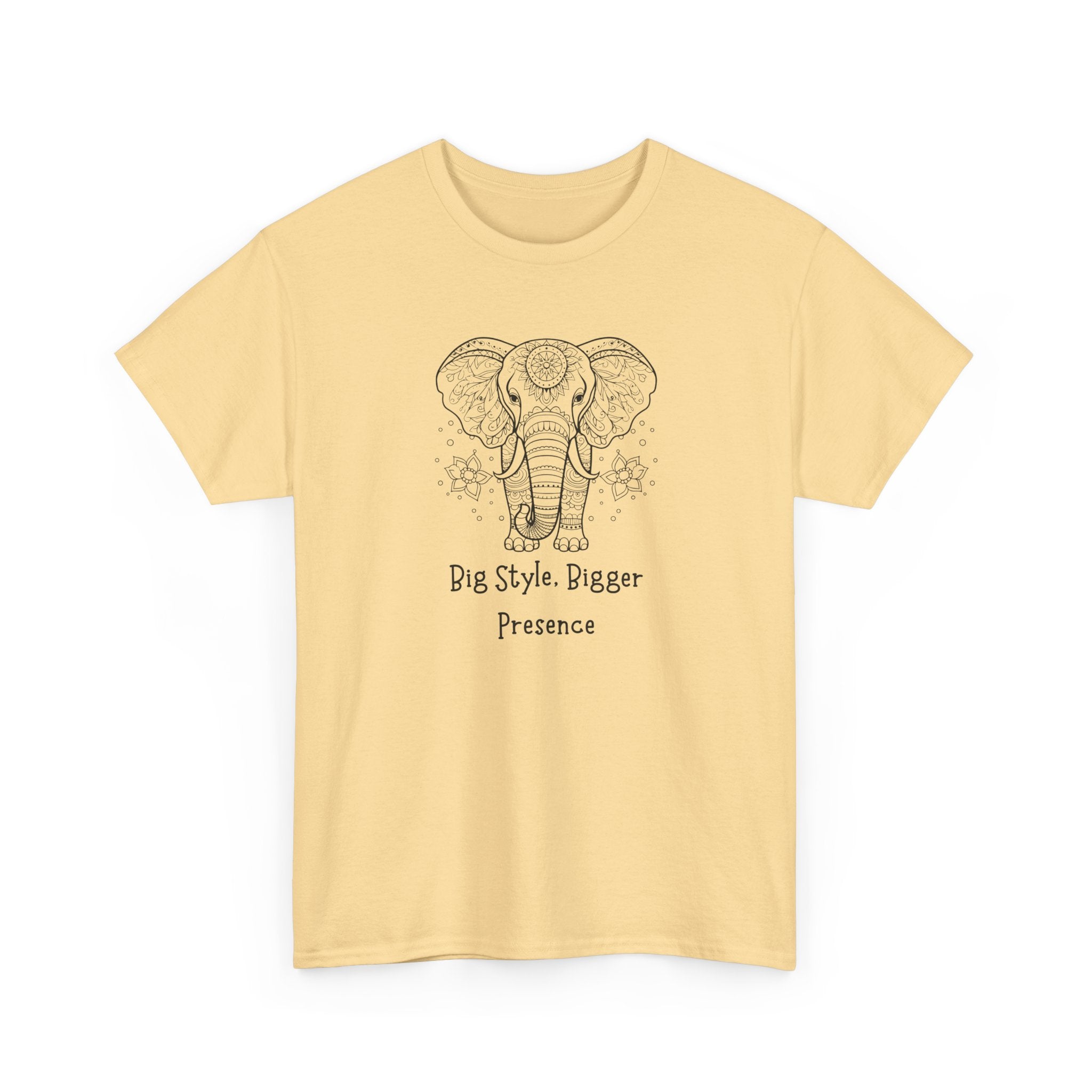 Elephant Head Tee — "Big Style. Bigger Presence" Graphic T-Shirt