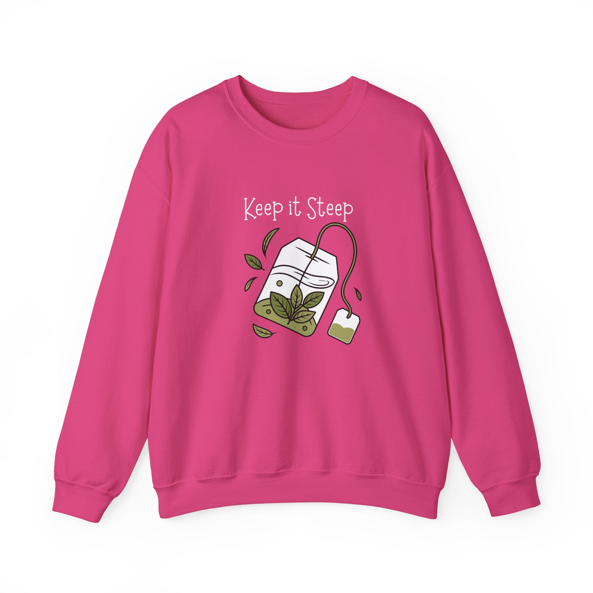 Crewneck Sweatshirt — Herbal Tea Bag Illustration | Cozy Botanical Gift