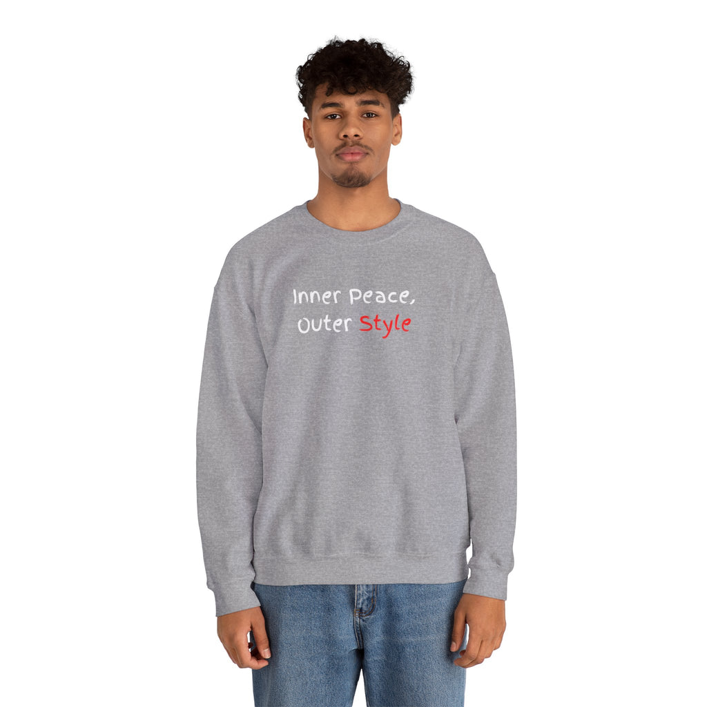Crewneck Sweatshirt "Style" Minimalist Pink Script – Casual Everyday Fashion