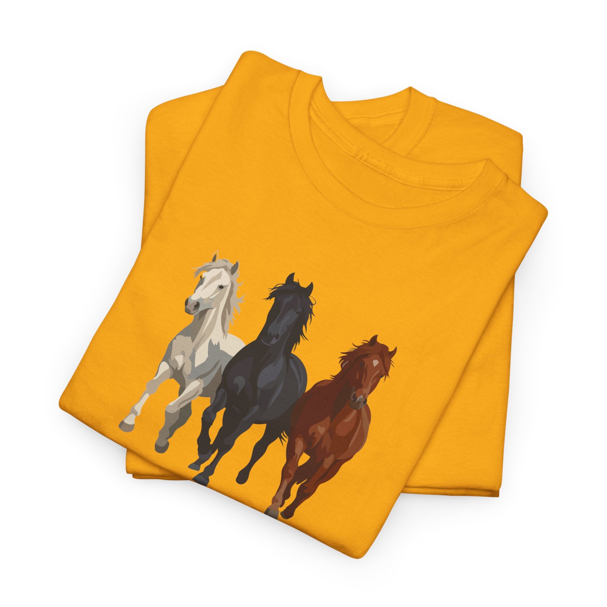 T-Shirt — Three Horses 'Love is Love' Pride Graphic Tee