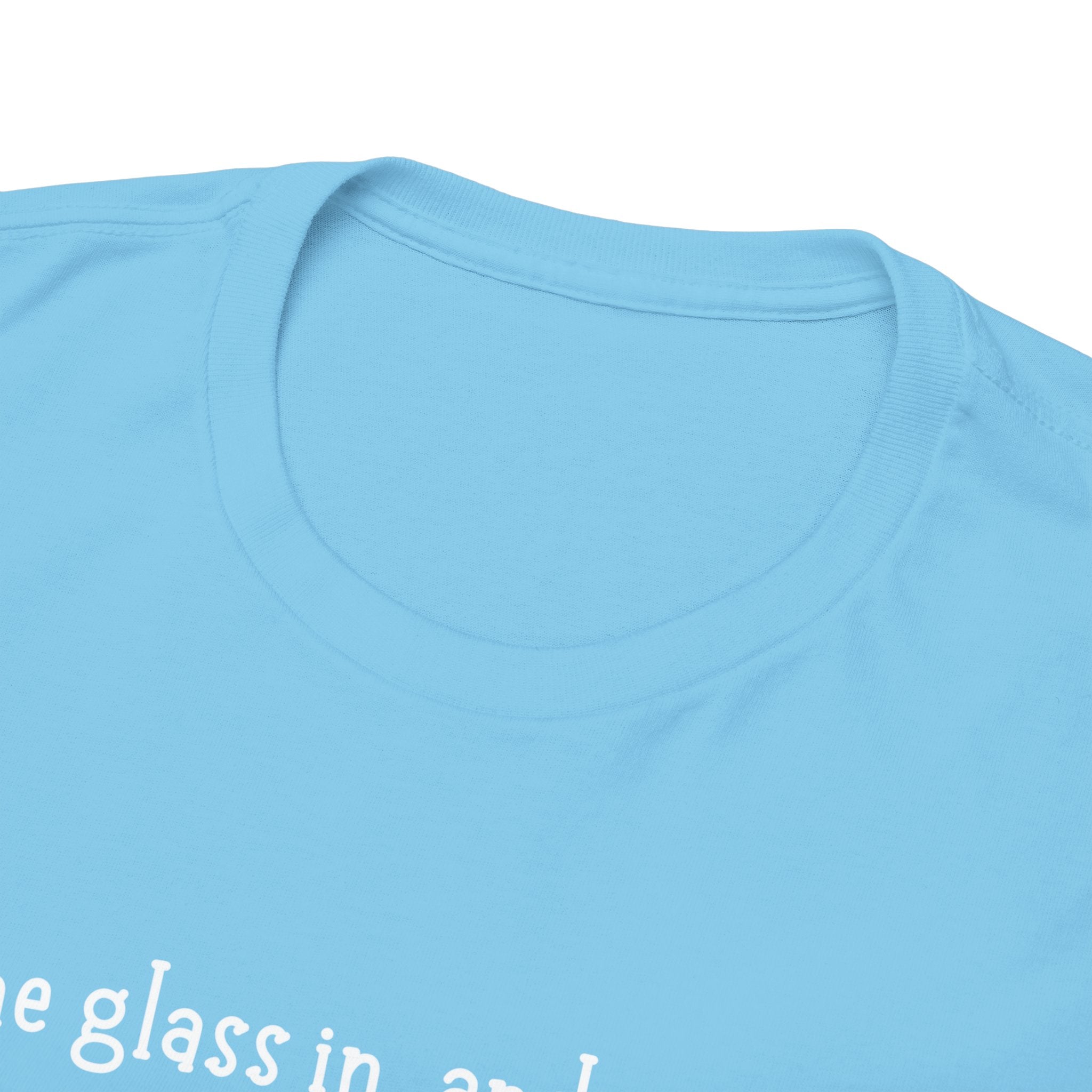 One Glass In Tee — Funny Wine Shirt (‘One glass in, and I might start flirting back’)