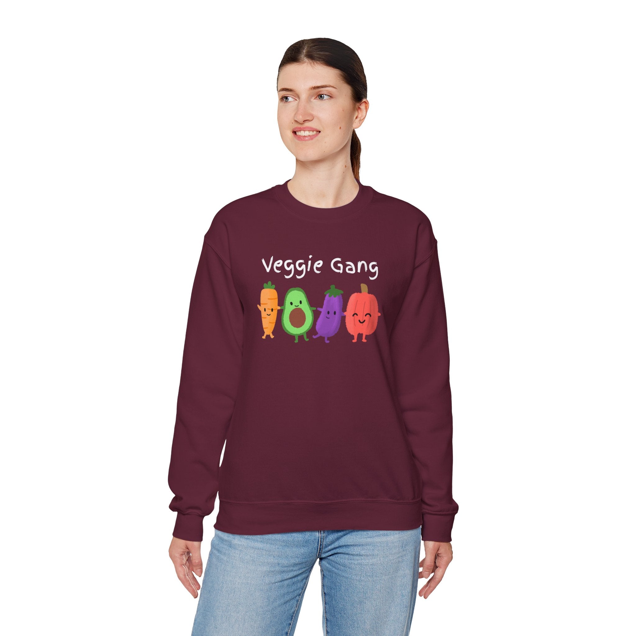 Anxiety Crewneck Sweatshirt — "Different Day Same Anxiety" Cute Cartoon Comfort Pullover