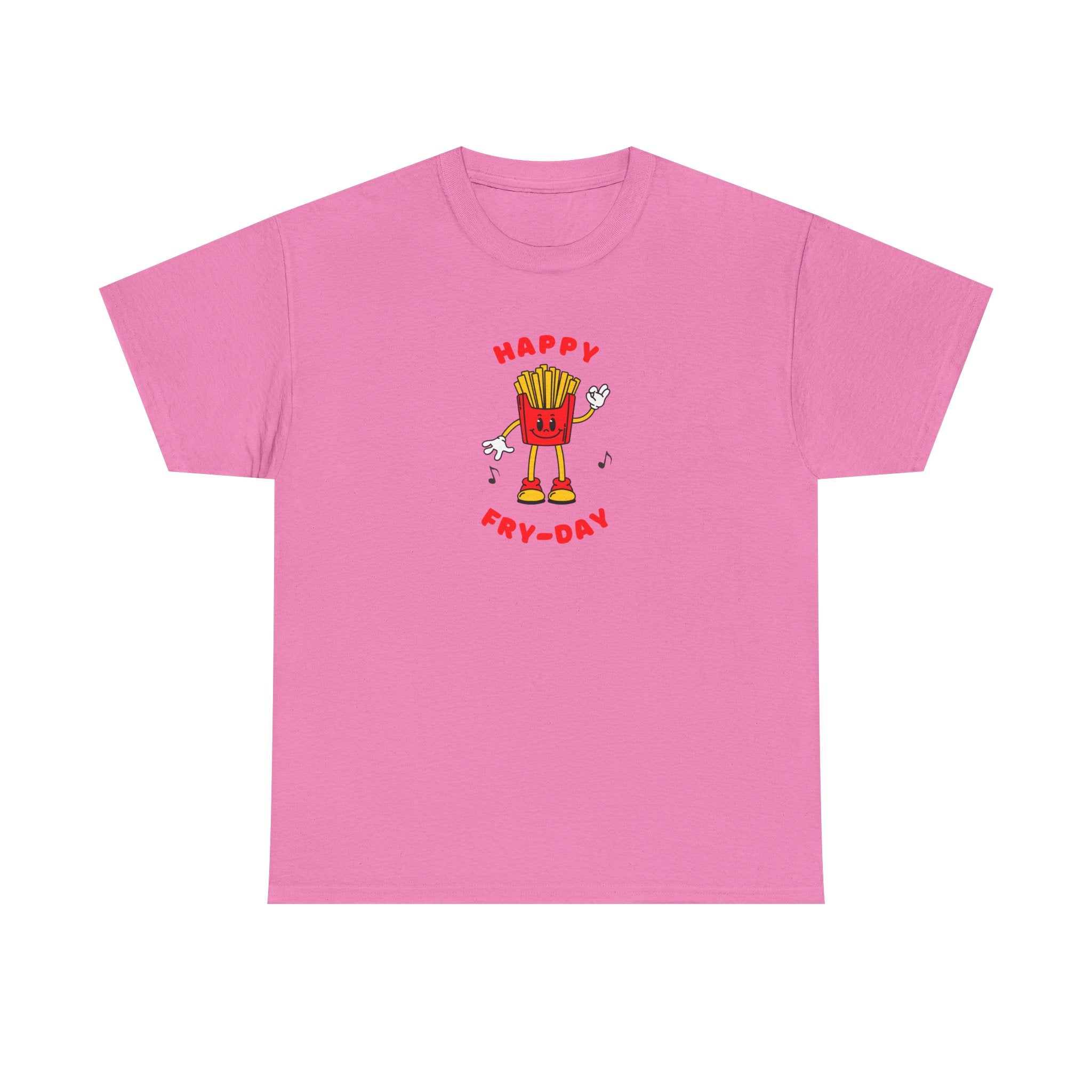Happy Fry-Day T-Shirt — Cute Dancing Fries Graphic Tee