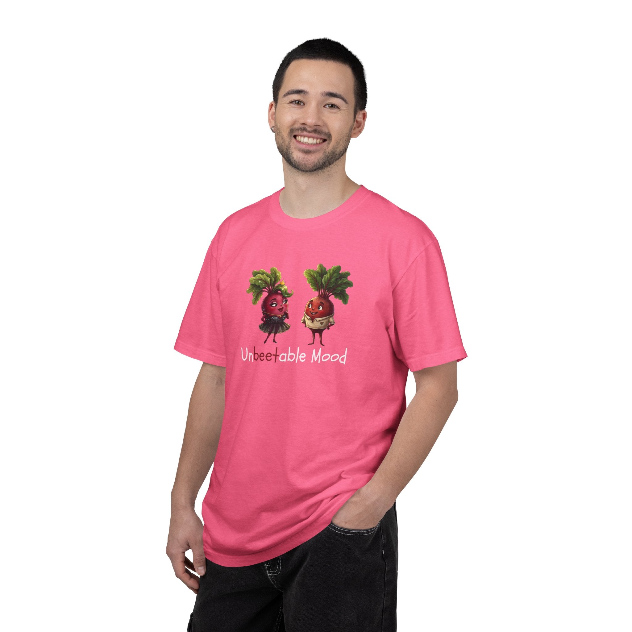 Unbeetable Mood T-Shirt — Cute Beet Characters Veggie Pun Tee
