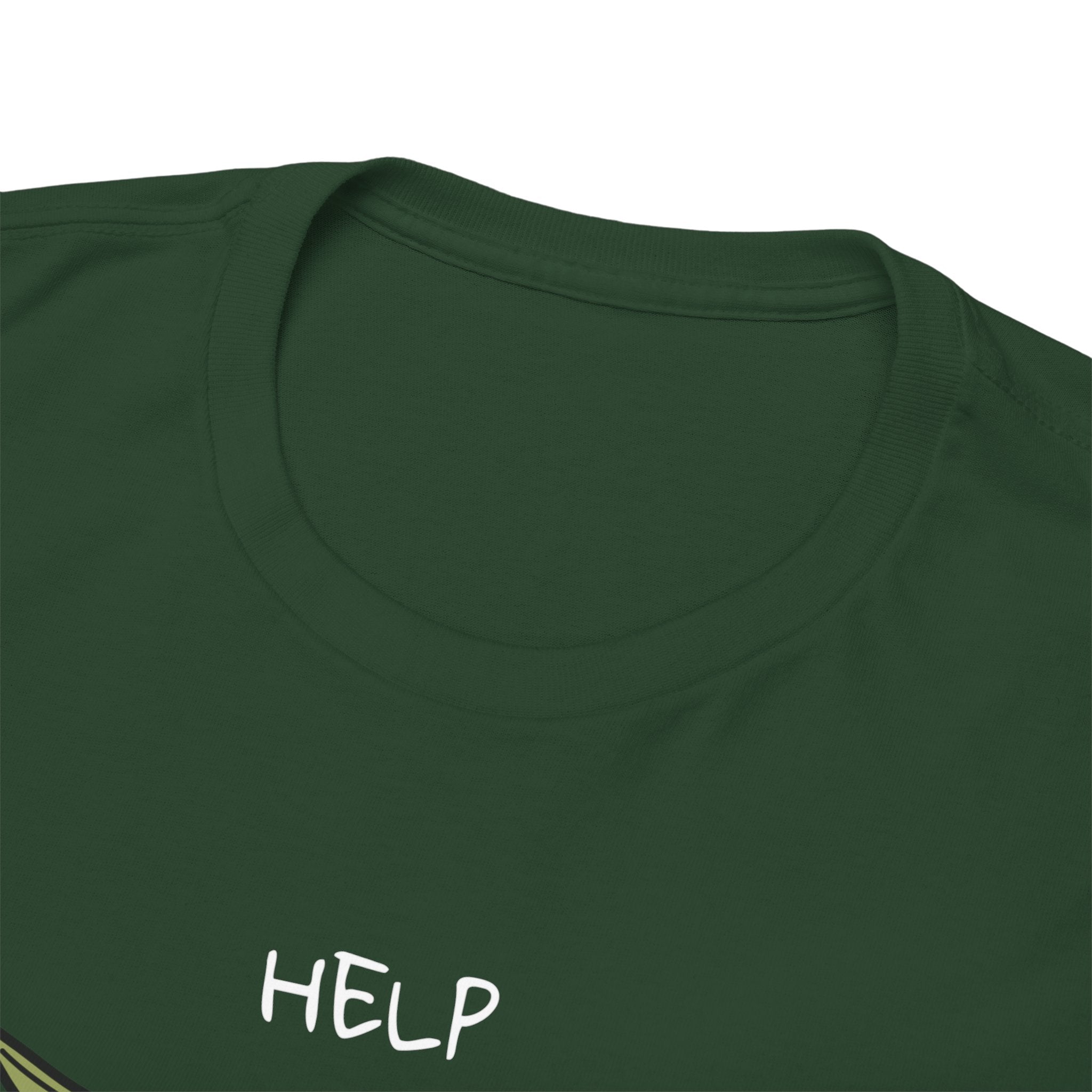 Help Fish Graphic Tee — “Everything was fine... until it wasn't” Funny Dark Humor Shirt