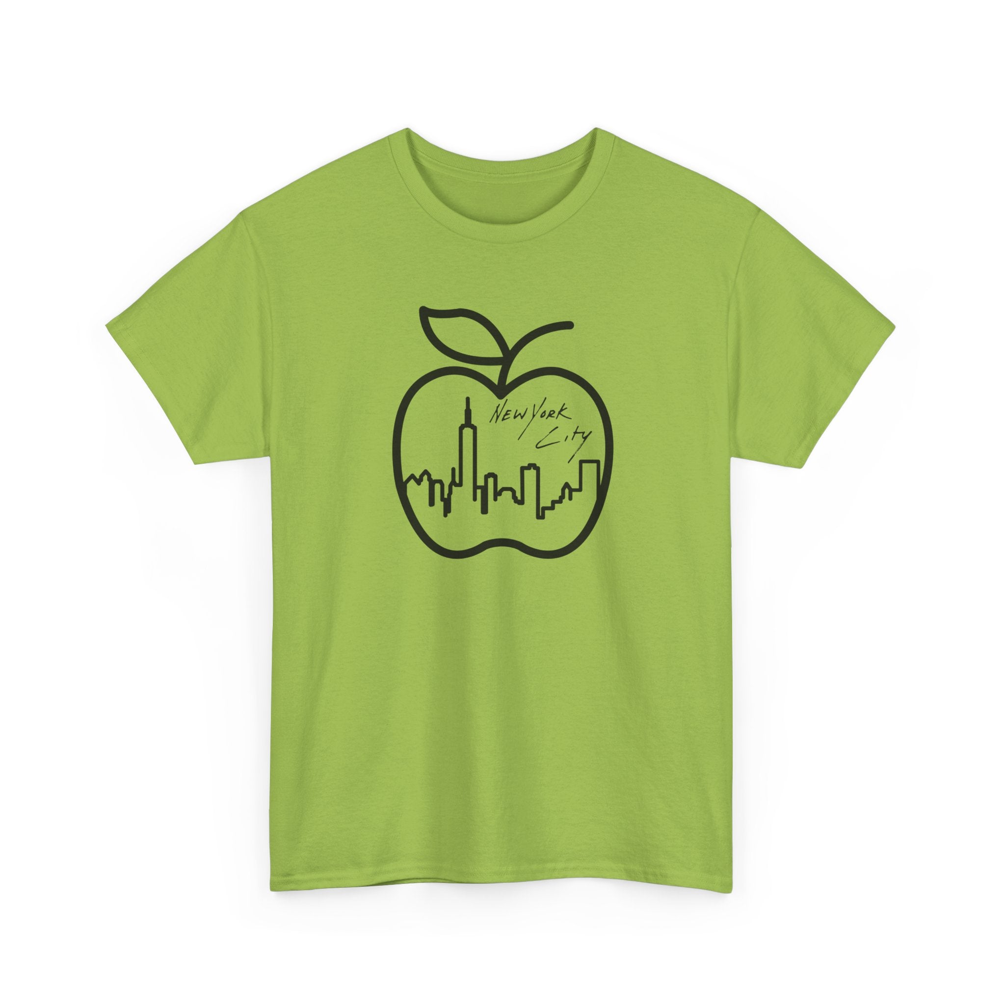 NYC Apple Skyline T‑Shirt — New York City Skyline Graphic Tee