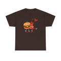 Ketchup & Burger Besties Tee — "Without Me, He’s Dry" Funny Food Couple T-Shirt