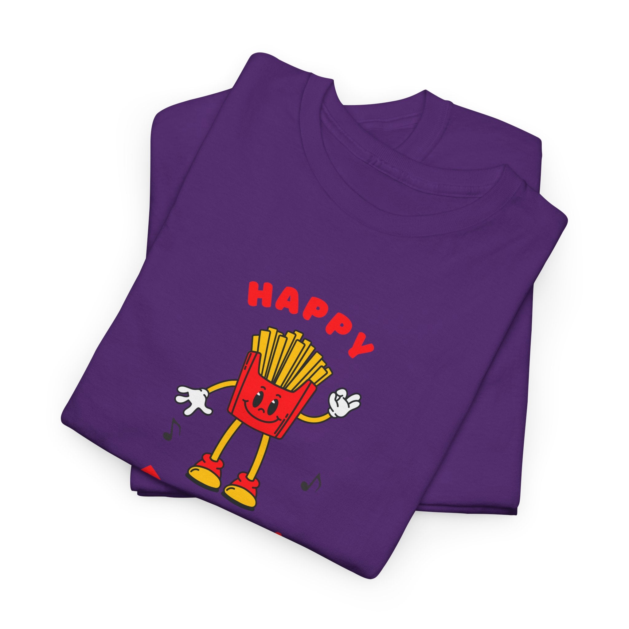 Happy Fry-Day T-Shirt — Cute Dancing Fries Graphic Tee