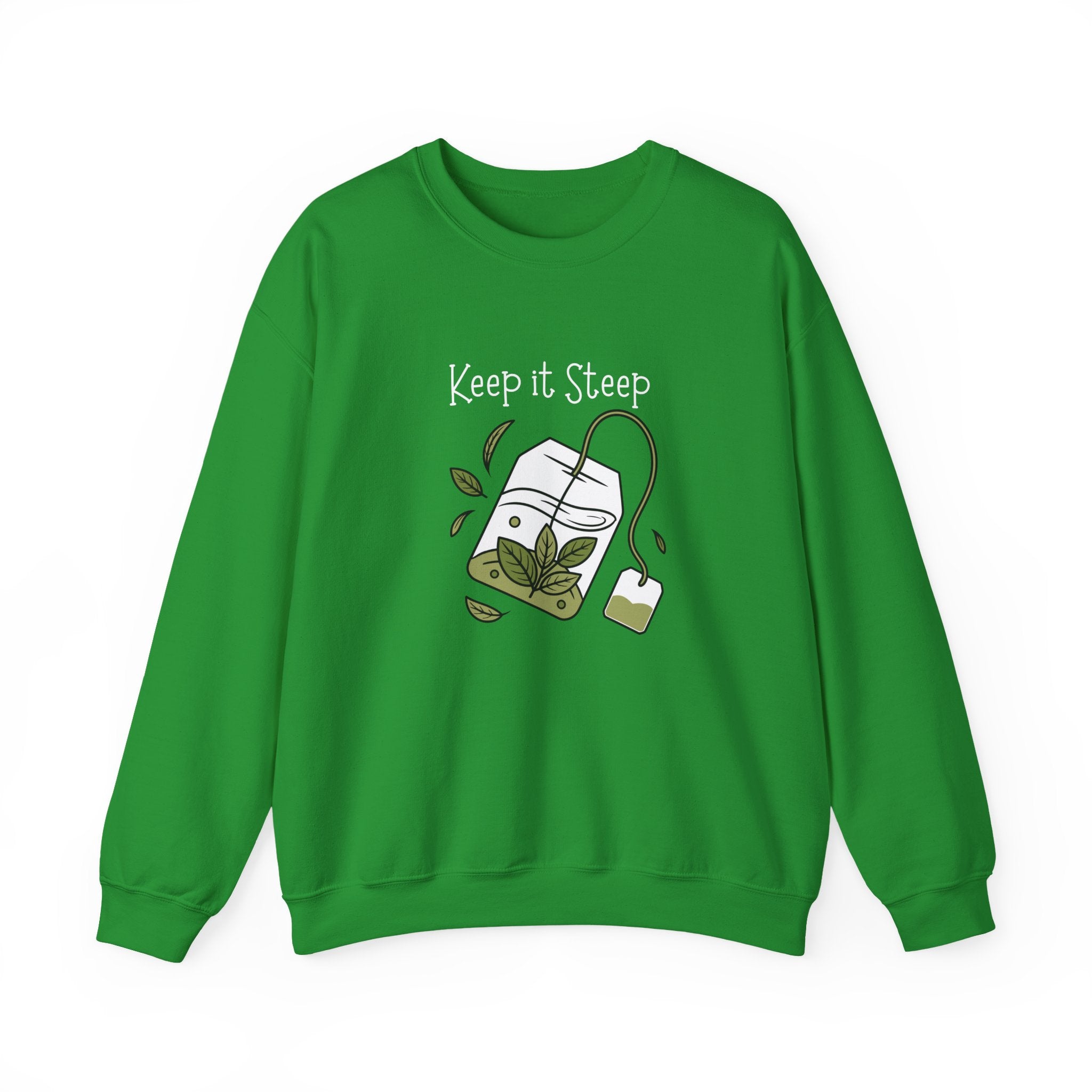 Crewneck Sweatshirt — Herbal Tea Bag Illustration | Cozy Botanical Gift